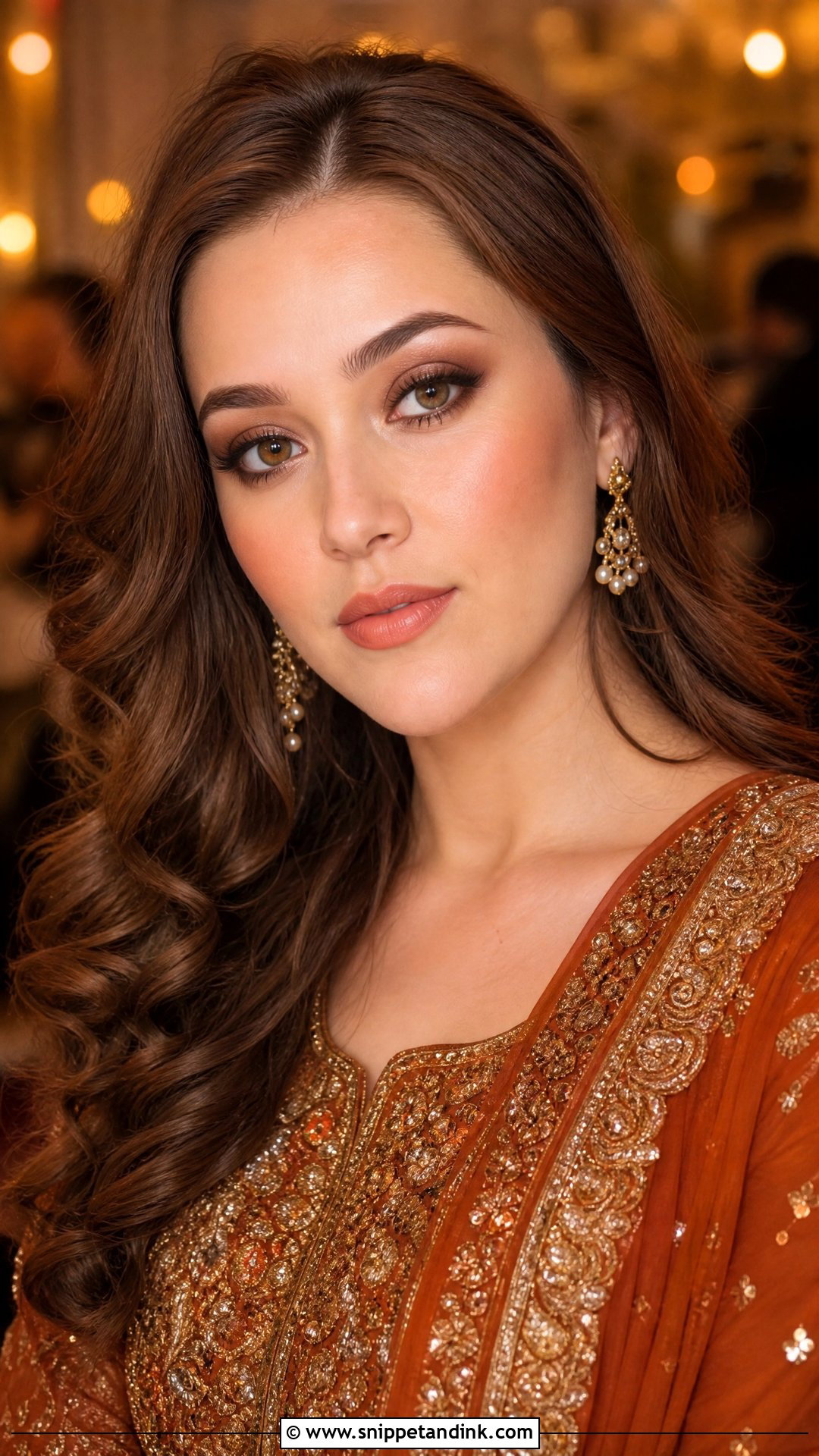 Pakistani Brown Smokey Engagement Makeup - Snippet and Ink - 20 Pakistani Engagement Makeup Look Ideas