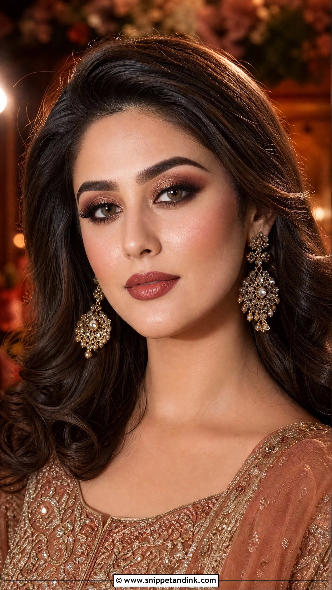 Pakistani Brown Smokey Makeup - Snippet and Ink - 25 Pakistani Wedding Makeup Ideas