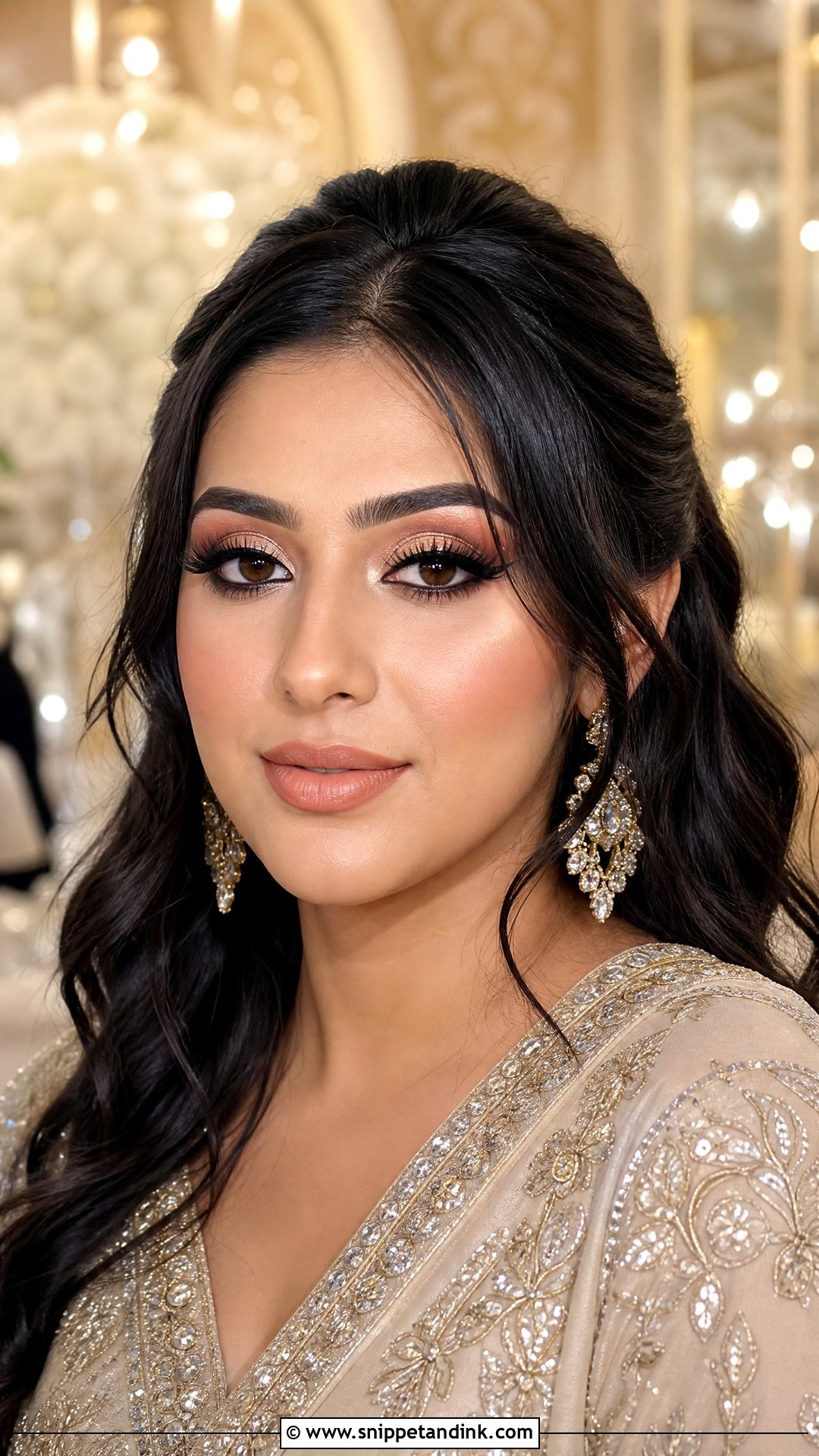 Pakistani Cut Crease Engagement Makeup - Snippet and Ink - 20 Pakistani Engagement Makeup Look Ideas