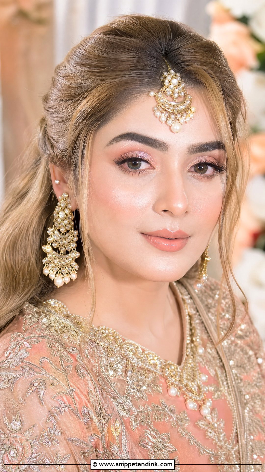 Pakistani Dewy Bridal Makeup - Snippet and Ink - 20 Pakistani Bridal Makeup Looks