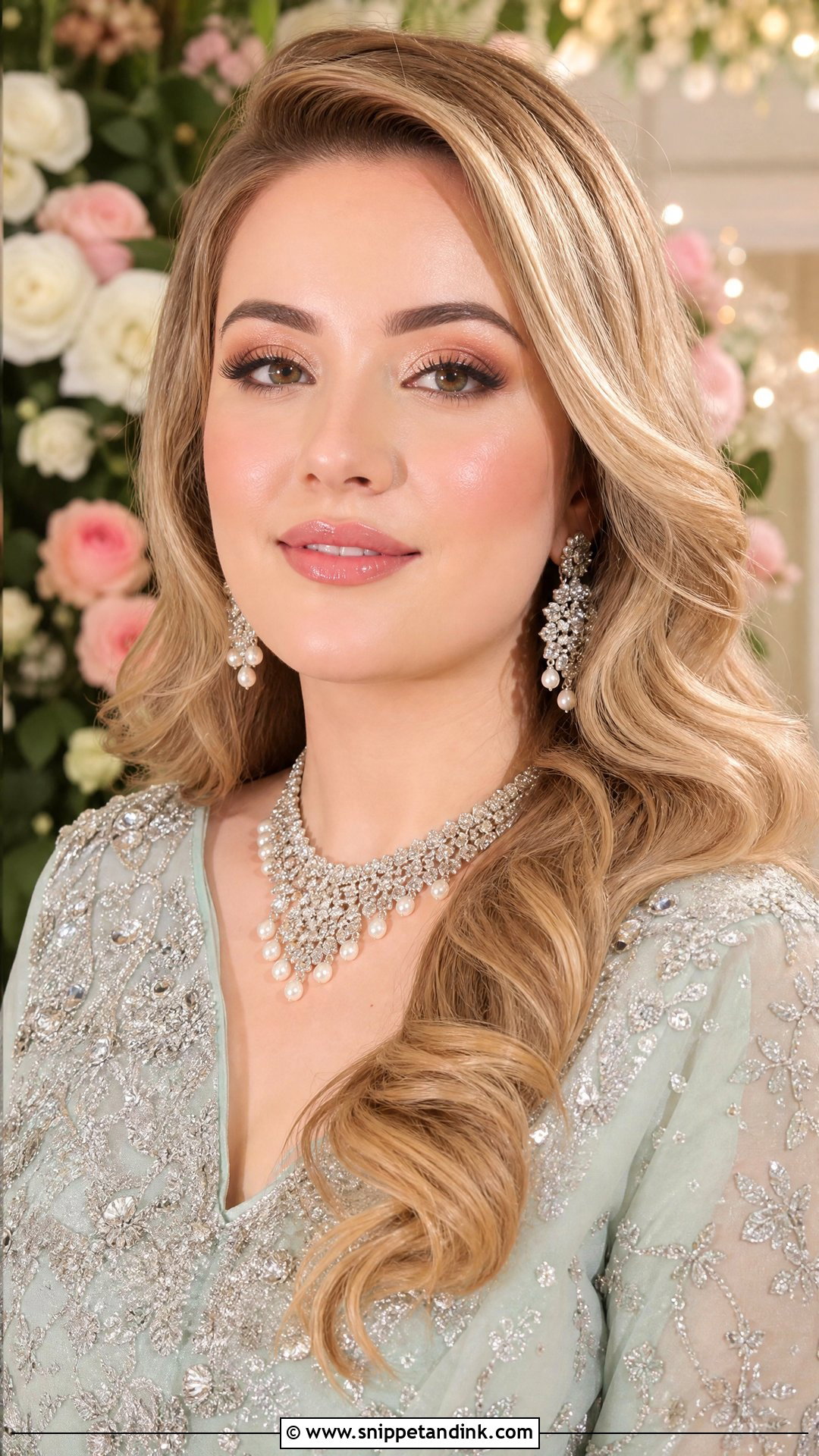 Pakistani Dewy Engagement Makeup - Snippet and Ink - 20 Pakistani Engagement Makeup Look Ideas