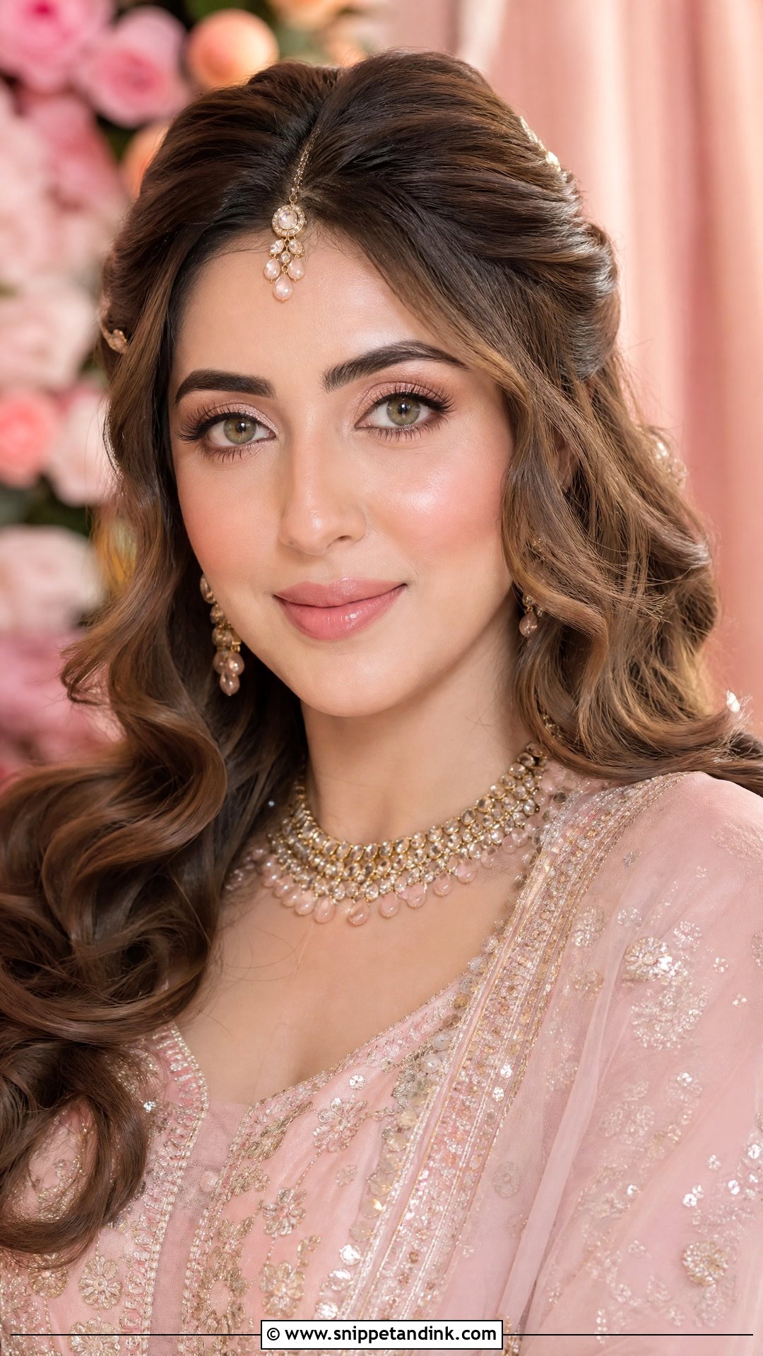 Pakistani Dewy Wedding Makeup - Snippet and Ink - 20 Pakistani Wedding Makeup Look Ideas