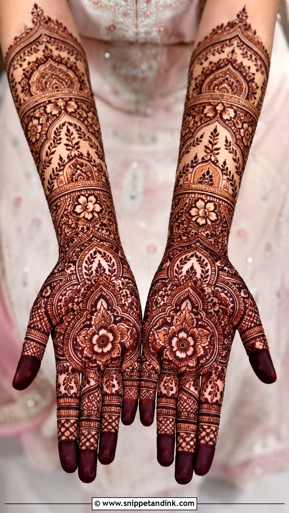 Pakistani Dulhan Mehndi Design - Snippet and Ink - 35 Dulhan Mehndi Designs