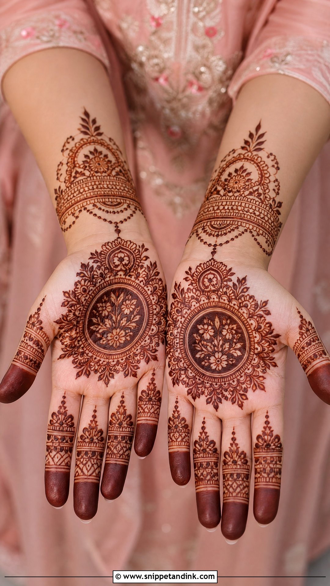 Pakistani Eid Mehndi Design Front Hand - Snippet and Ink - 30 Pakistani Mehndi Design Ideas
