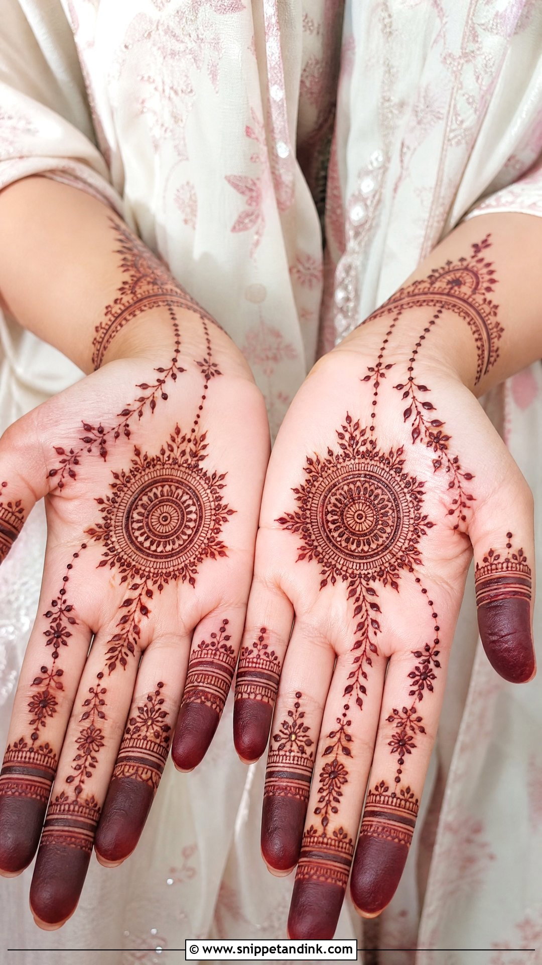 Pakistani Eid Mehndi Design - Snippet and Ink - 20 Pakistani Simple Mehndi Designs