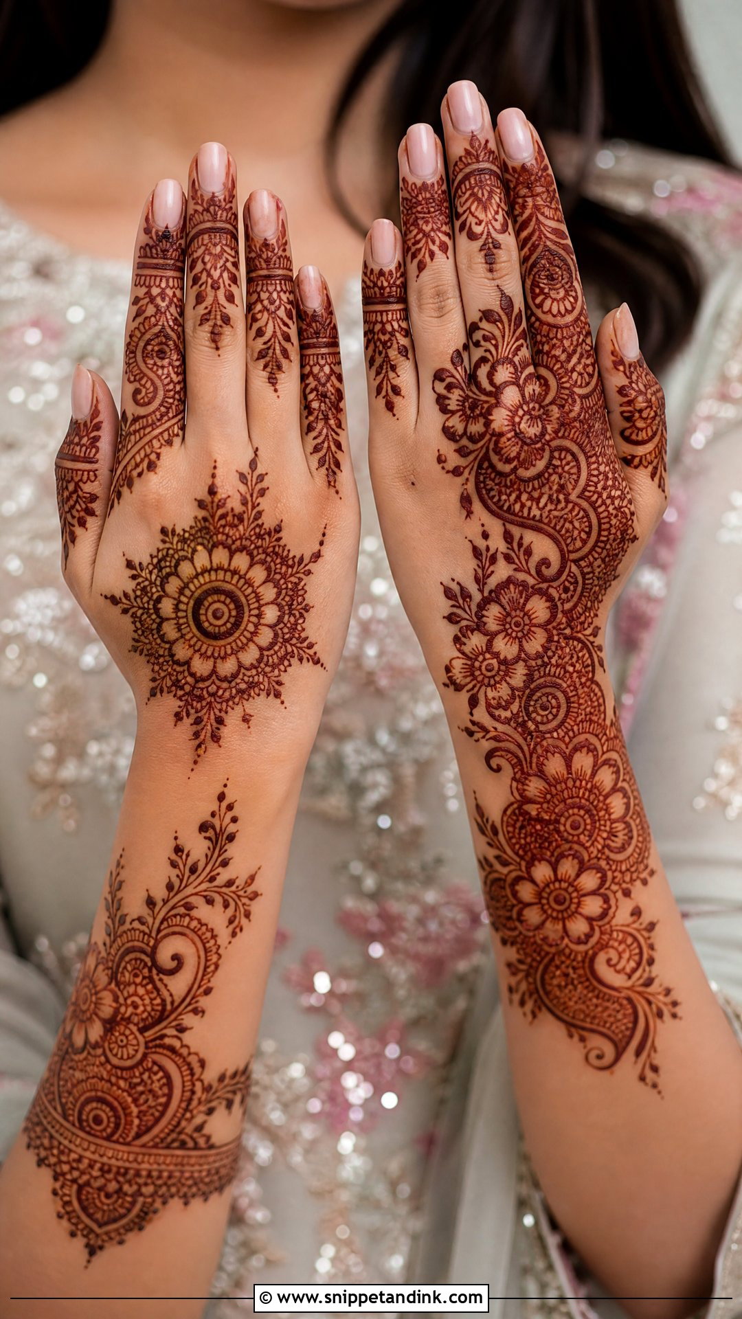 Pakistani Engagement Bridal Mehndi Design - Snippet and Ink - 25 Engagement Bridal Mehndi Designs