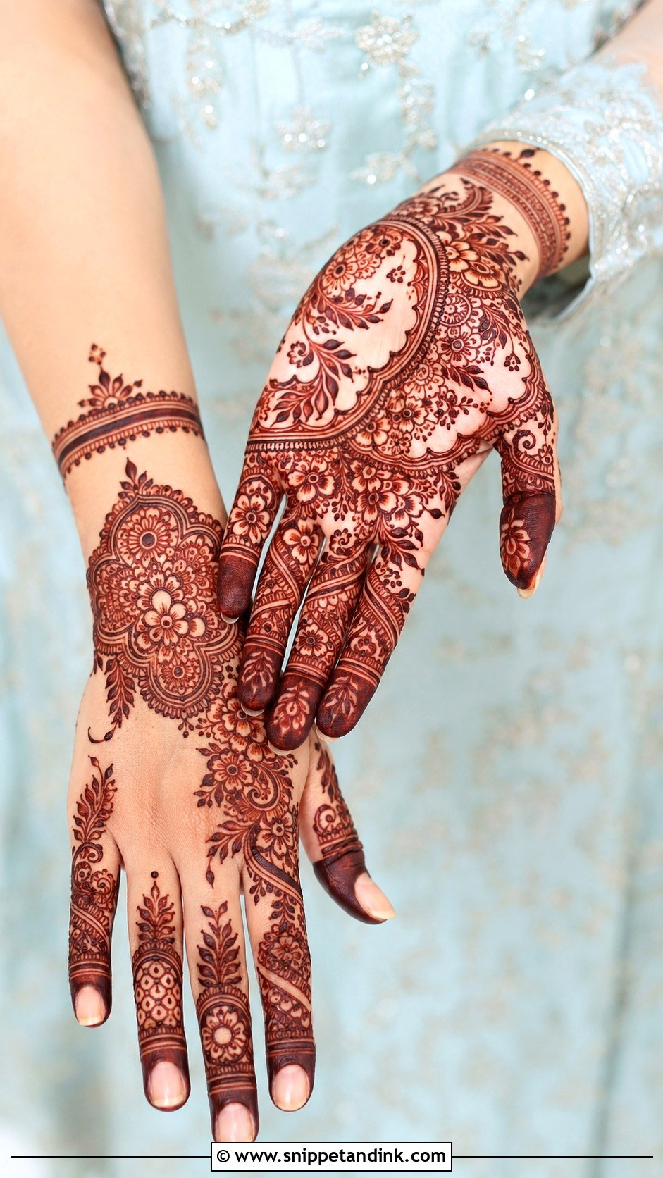 Pakistani Engagement Mehndi Design - Snippet and Ink - 30 Engagement Mehndi Designs for Bride