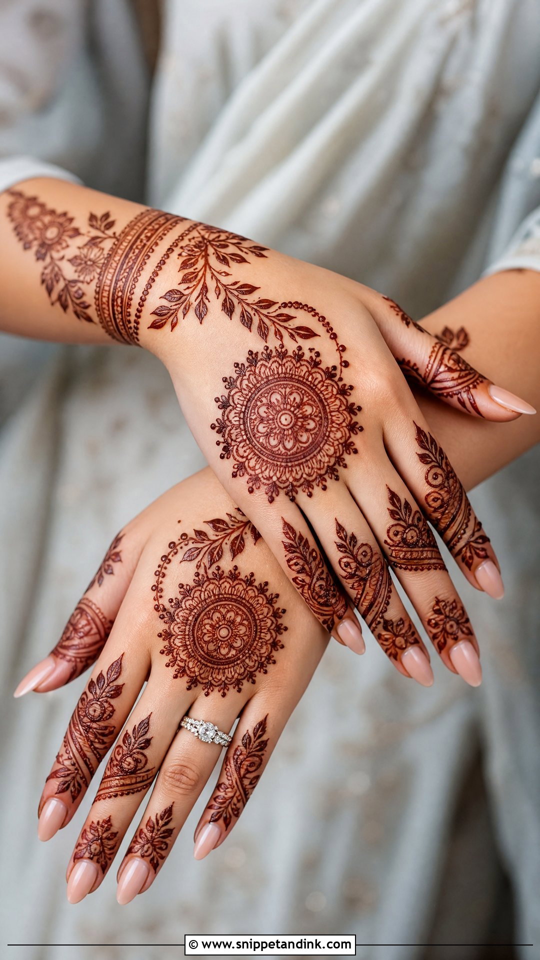 Pakistani Engagement Mehndi Design - Snippet and Ink - 35 Pakistani Mehndi Designs