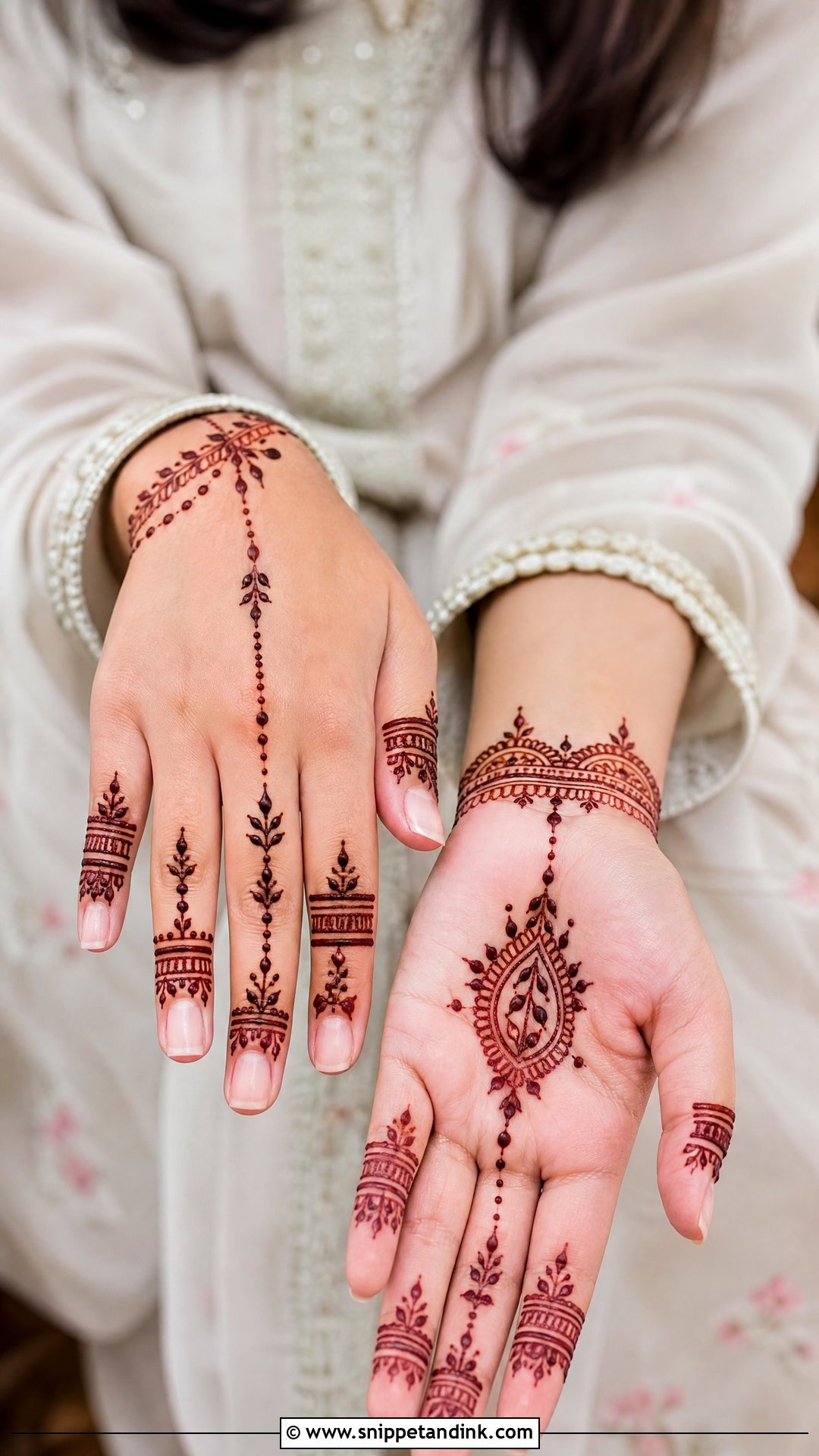 Pakistani Finger Mehndi Design - Snippet and Ink - 35 Pakistani Mehndi Designs