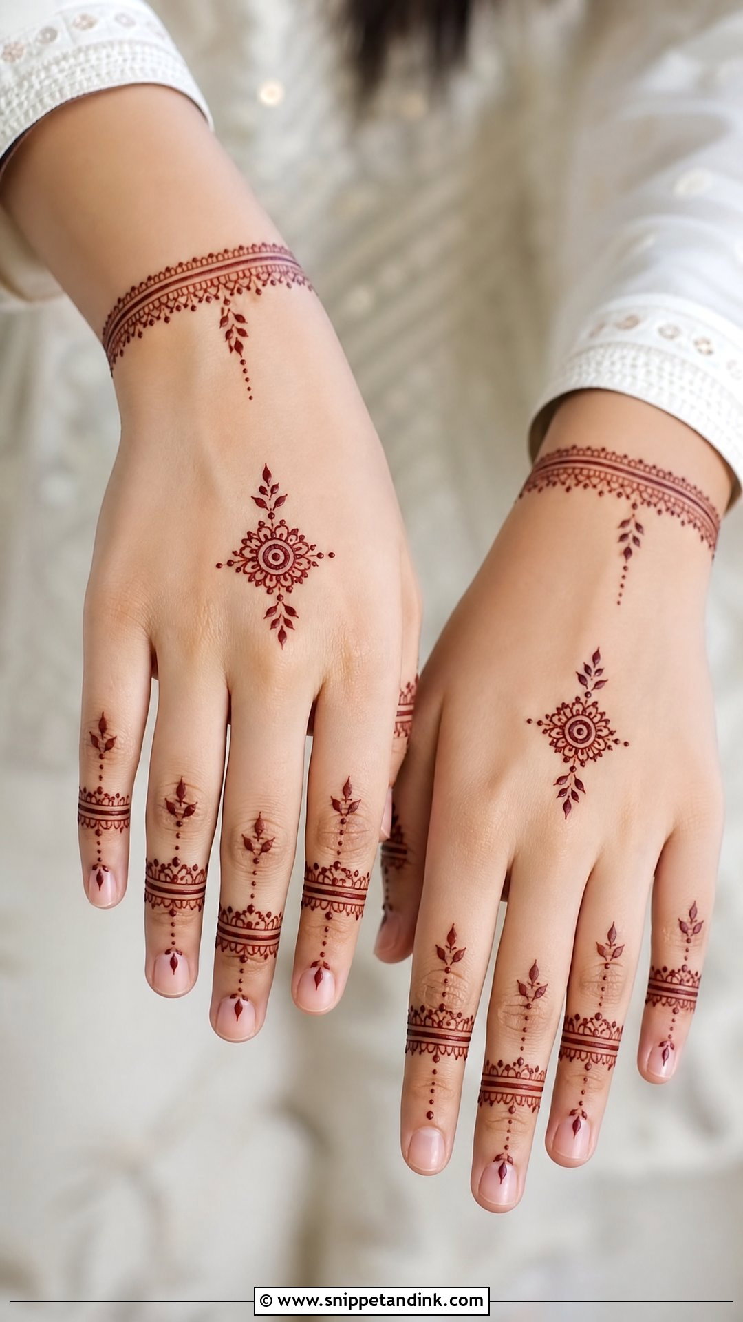 Pakistani Finger Mehndi Design Back Hand - Snippet and Ink - 30 Pakistani Mehndi Design Ideas