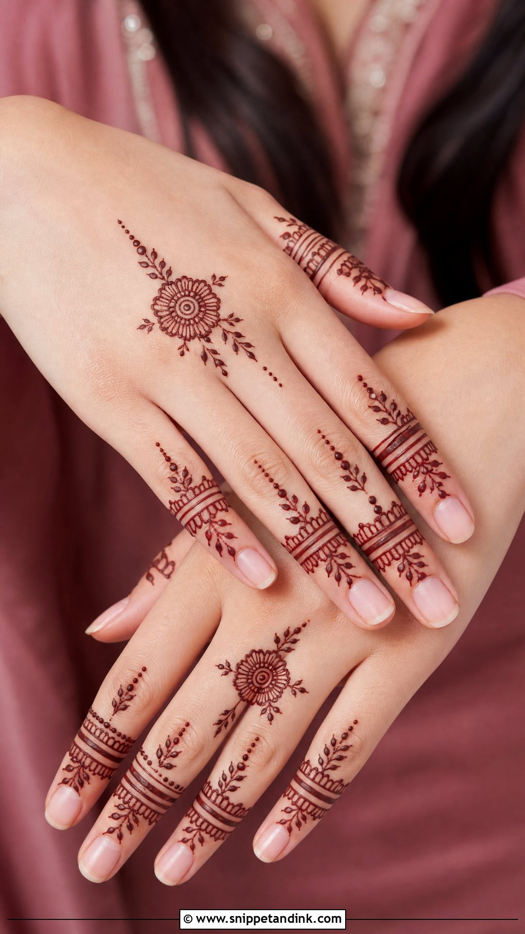 Pakistani Finger Mehndi Design - Snippet and Ink - 20 Pakistani Simple Mehndi Designs