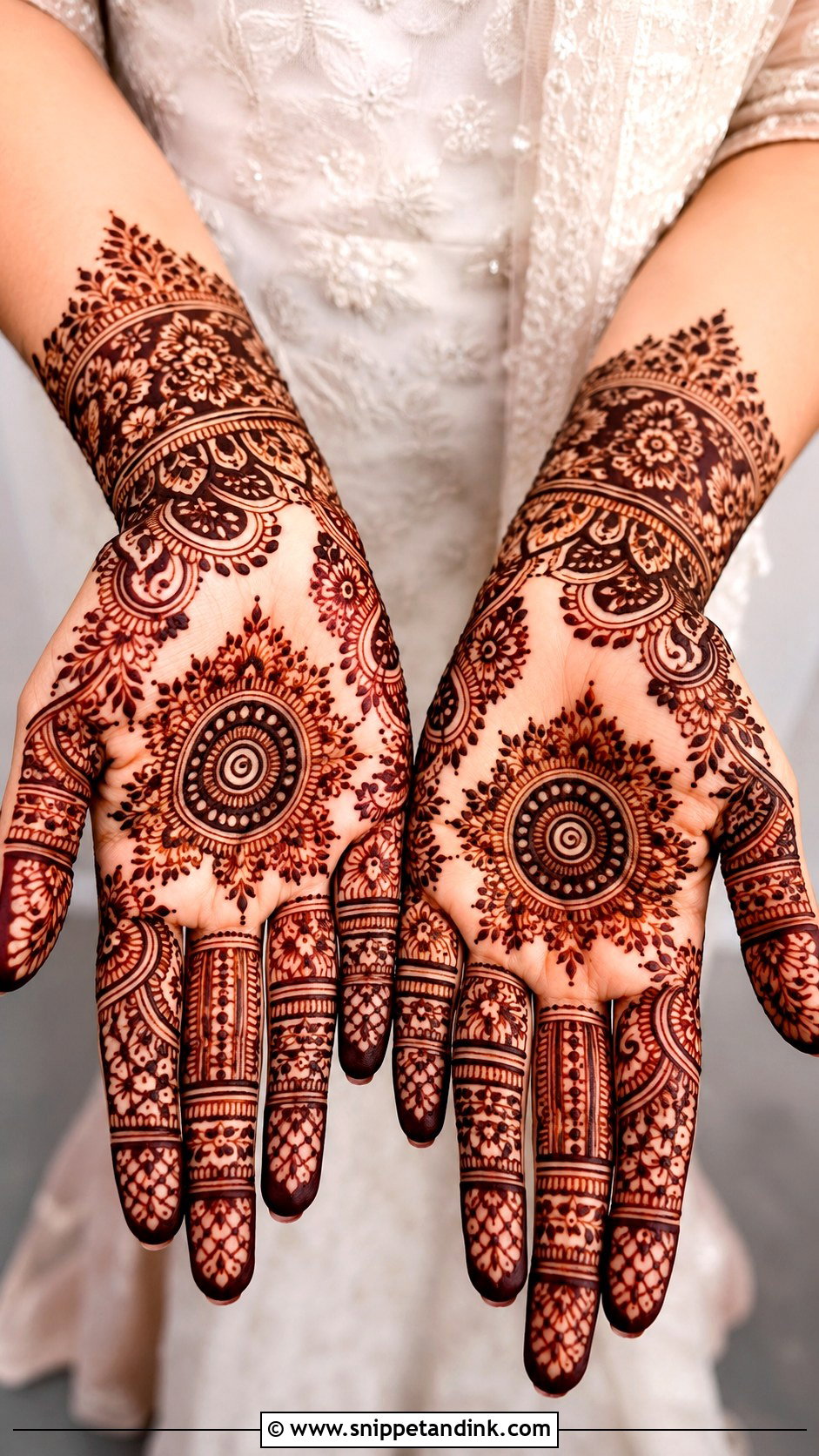 Pakistani Front Hand Mehndi Design - Snippet and Ink - 35 Latest Front Hand Mehndi Designs