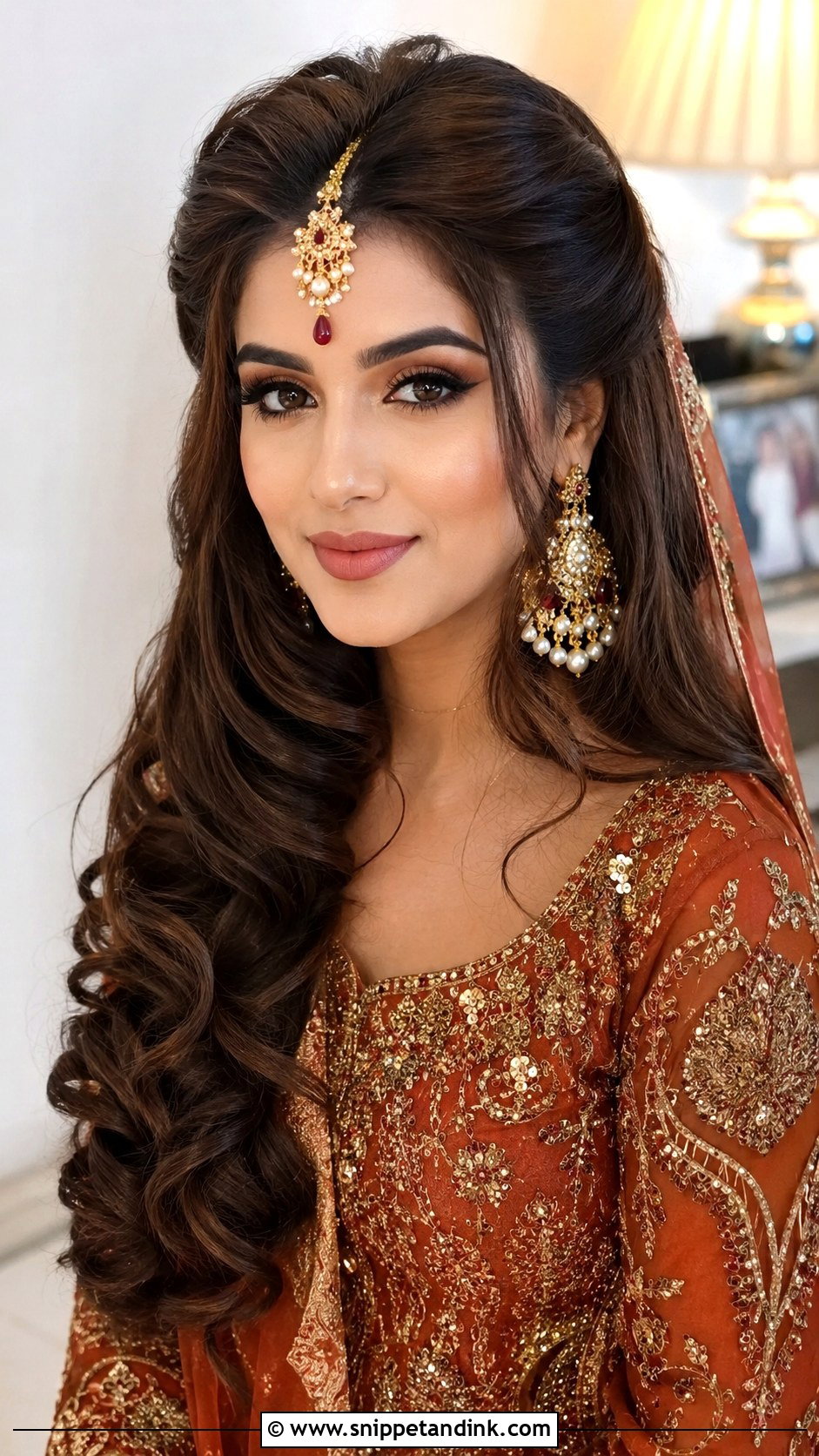 Pakistani Front Puff Hairstyle - Snippet and Ink - 15 Hair Styles for Pakistani Wedding