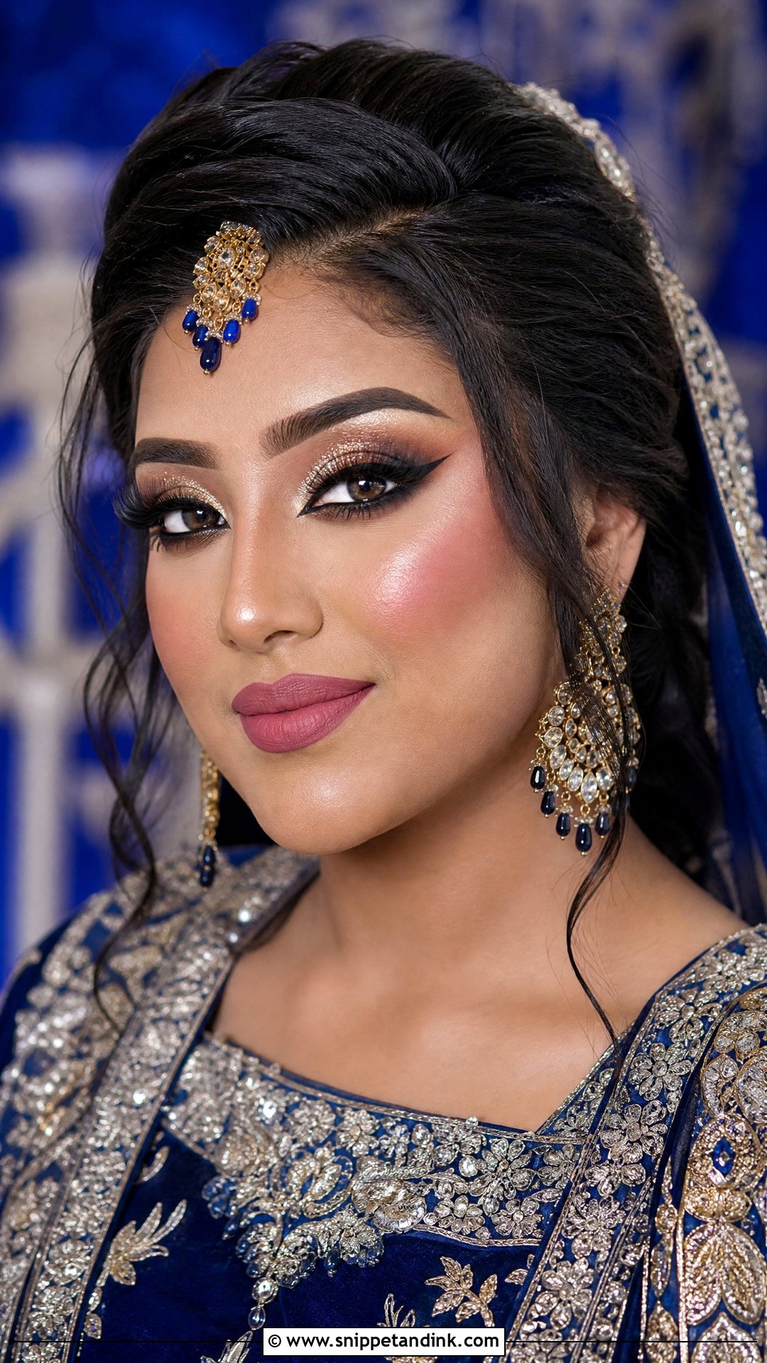 Pakistani Full Glam Wedding Makeup - Snippet and Ink - 20 Pakistani Wedding Makeup Look Ideas