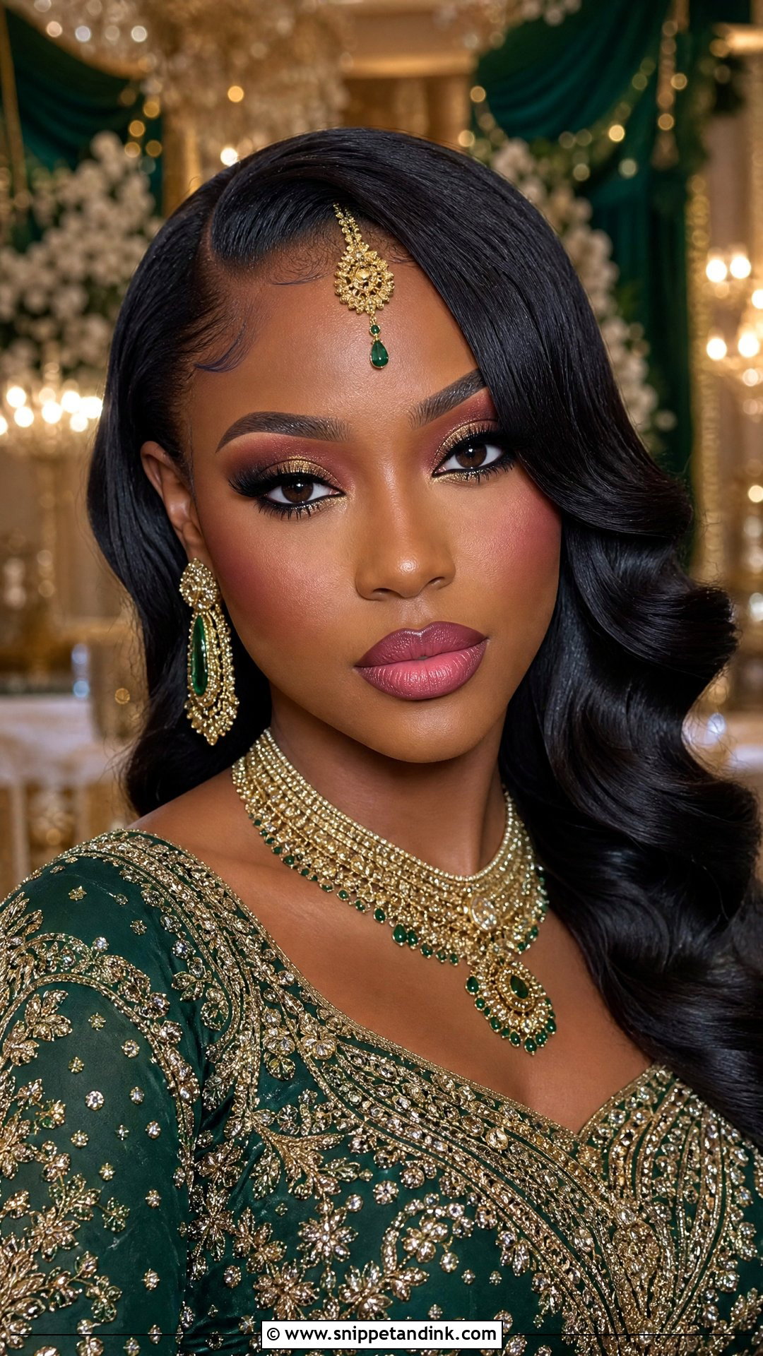 Pakistani Glam Engagement Makeup - Snippet and Ink - 20 Pakistani Engagement Makeup Look Ideas