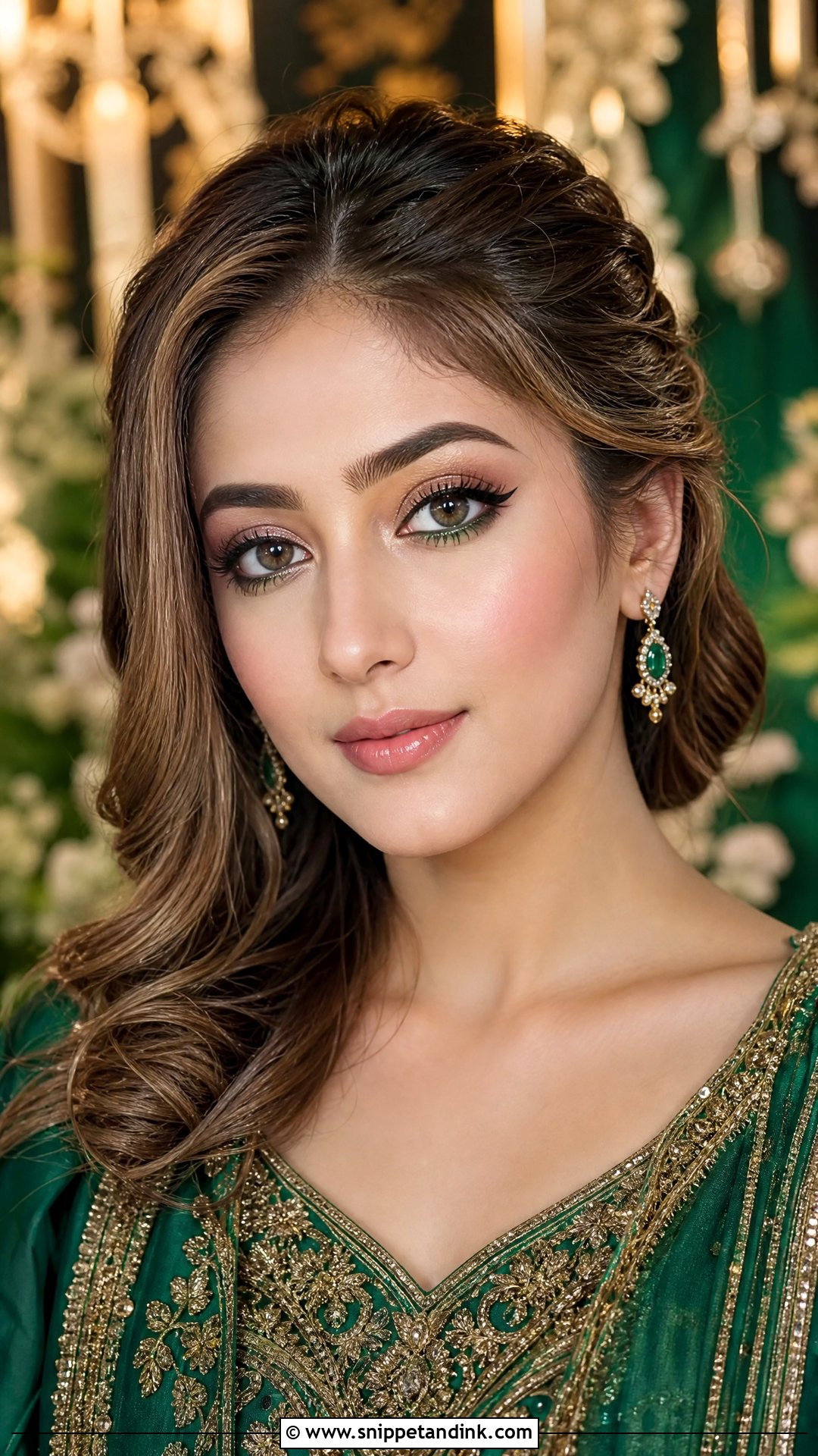 Pakistani Green Outfit Makeup - Snippet and Ink - 25 Pakistani Wedding Makeup Ideas