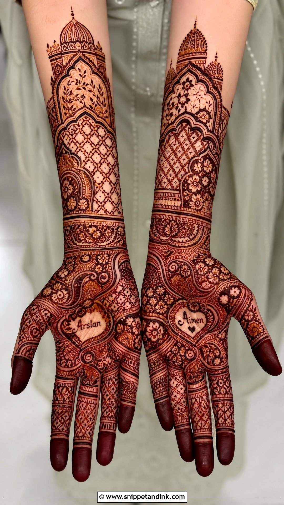 Pakistani Heavy Bridal Mehndi Design - Snippet and Ink - 35 Pakistani Mehndi Designs