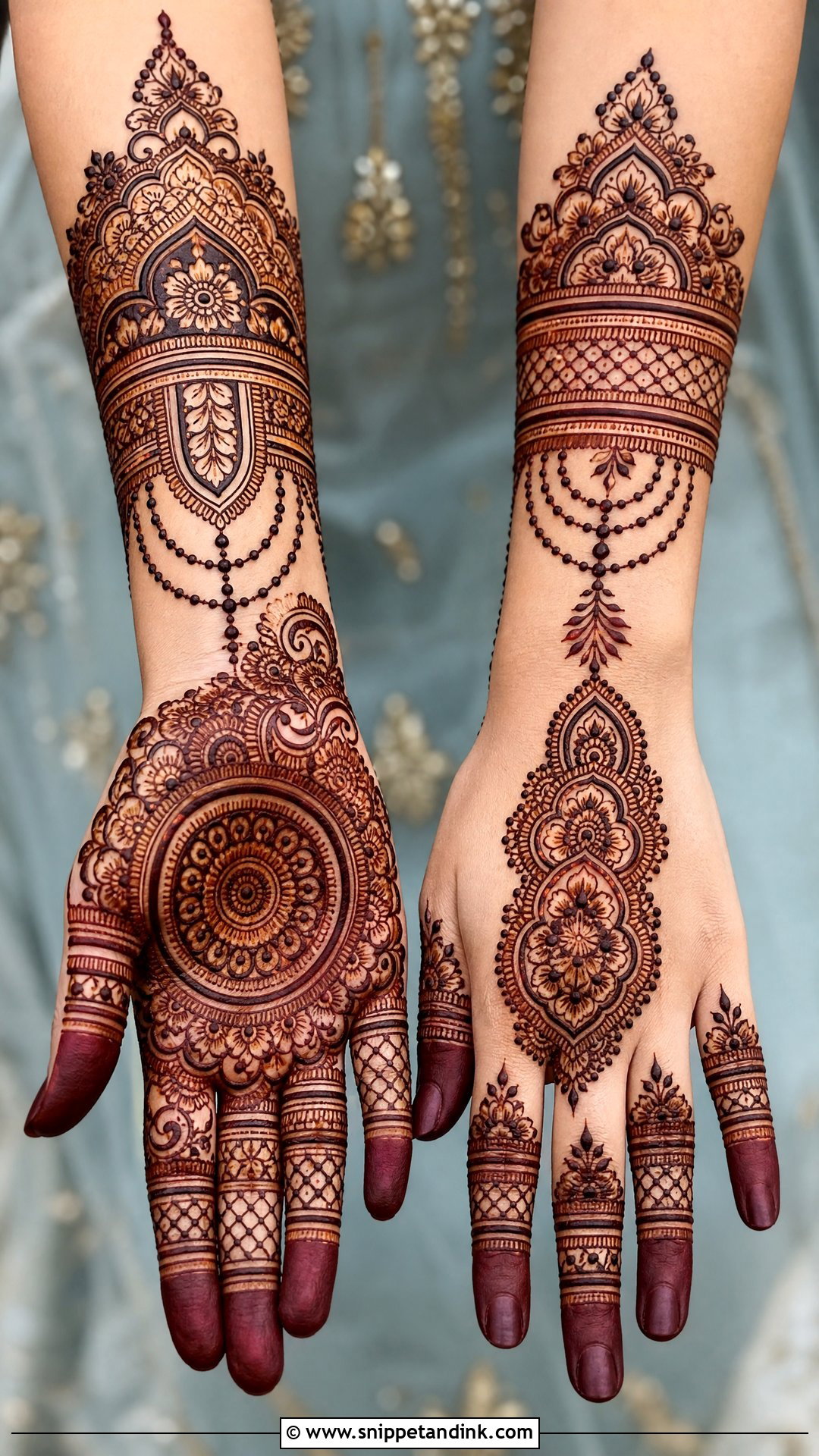 Pakistani Heavy Bridal Mehndi Design - Snippet and Ink - 20 Heavy Bridal Mehndi Designs
