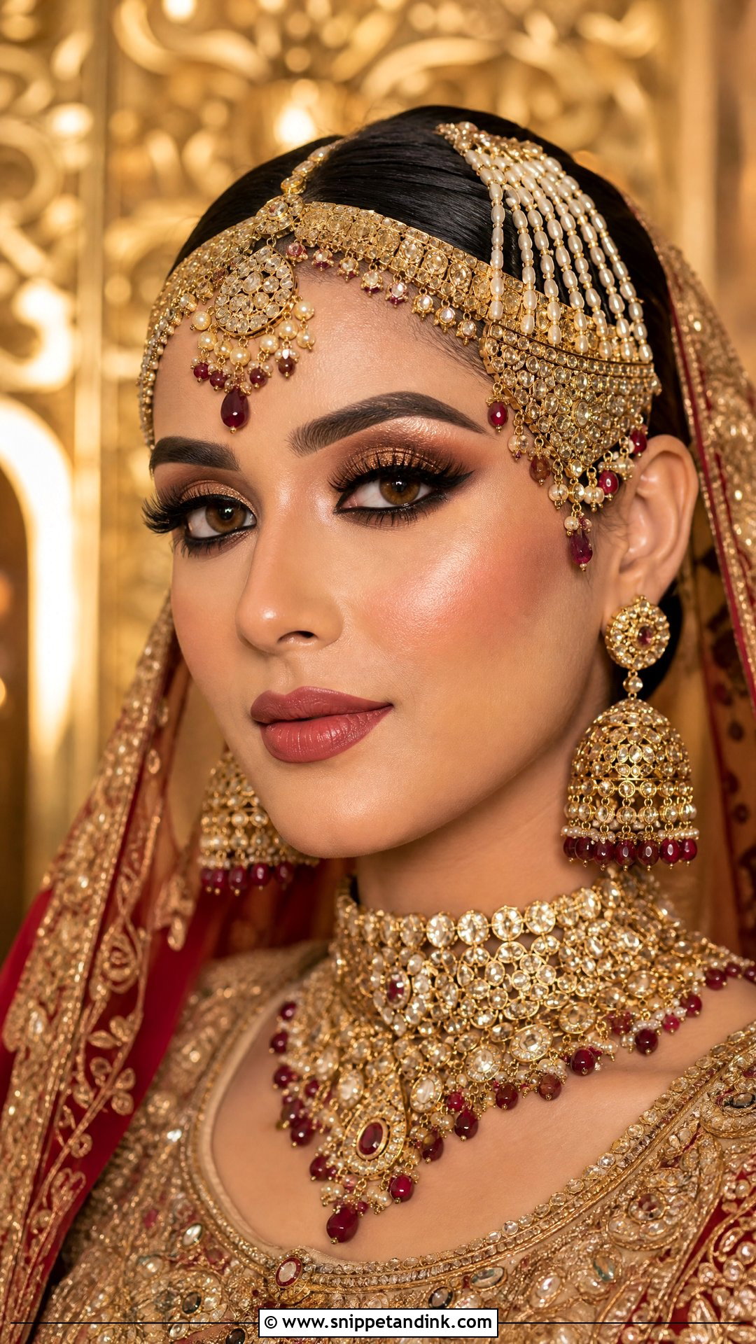 Pakistani Heavy Jewelry Makeup - Snippet and Ink - 25 Pakistani Wedding Makeup Ideas