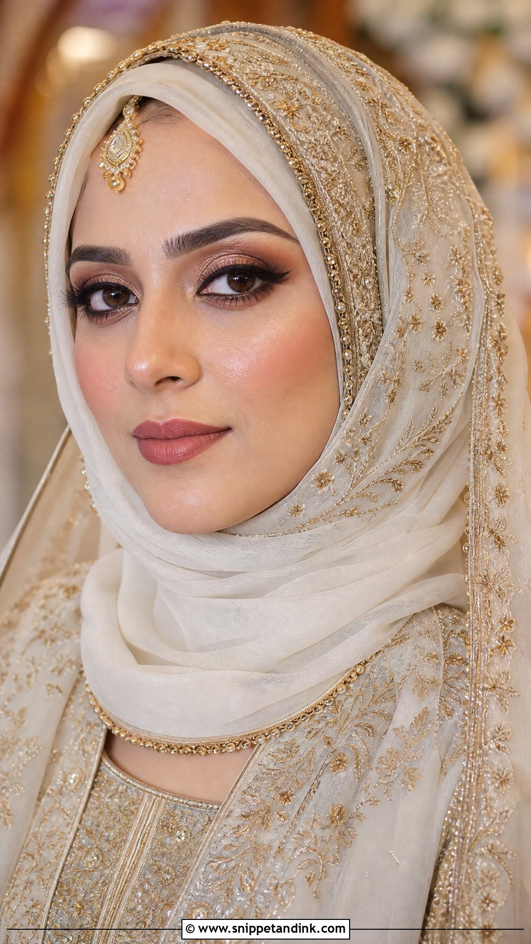 Pakistani Hijab Bridal Makeup - Snippet and Ink - 25 Wedding Makeup Hijab Ideas