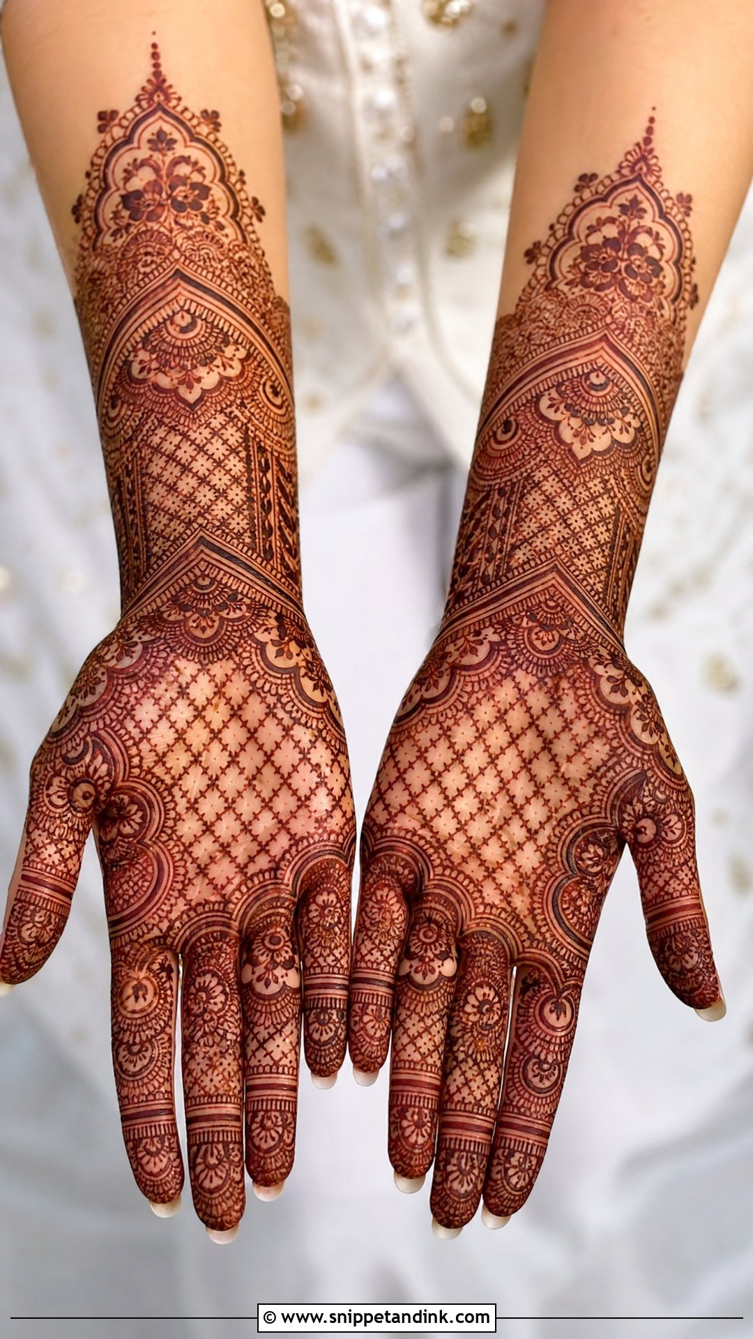 Pakistani Jaali Bridal Mehndi Design - Snippet and Ink - 25 Unique Pakistani Bridal Mehndi Designs