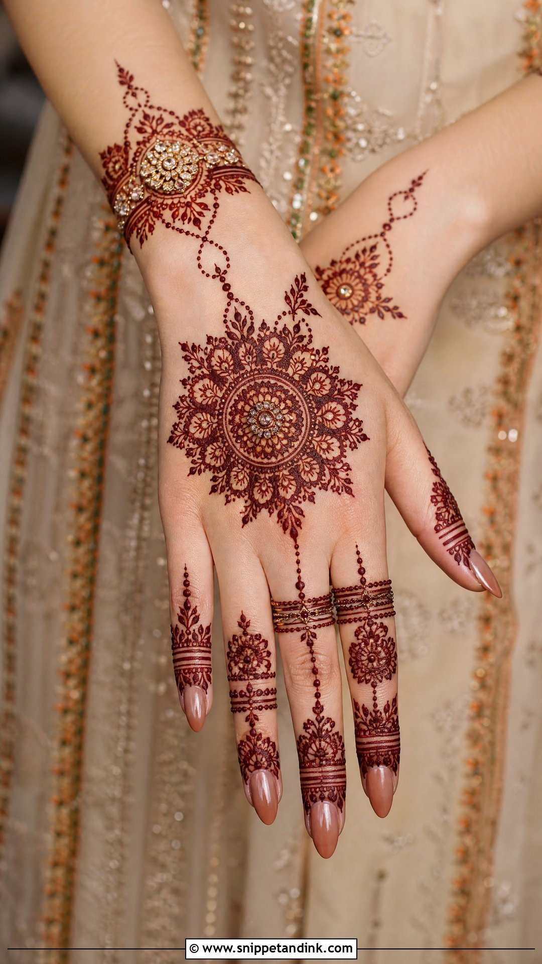 Pakistani Jewellery Mehndi Design - Snippet and Ink - 35 Pakistani Mehndi Designs