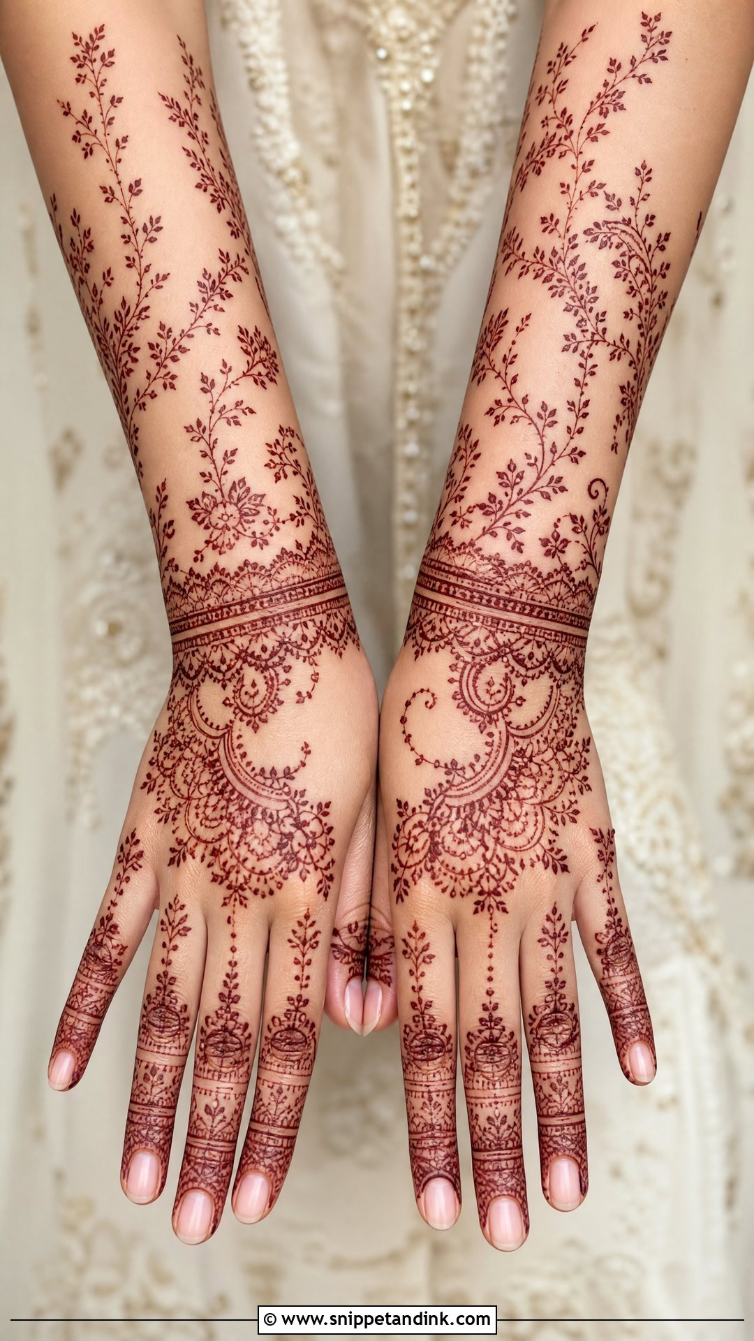 Pakistani Khafif Bridal Mehndi Design - Snippet and Ink - 25 Unique Pakistani Bridal Mehndi Designs