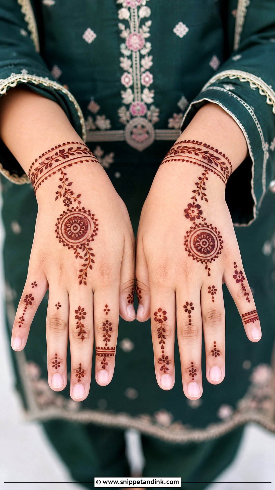 Pakistani Kids Mehndi Design - Snippet and Ink - 20 Pakistani Simple Mehndi Designs