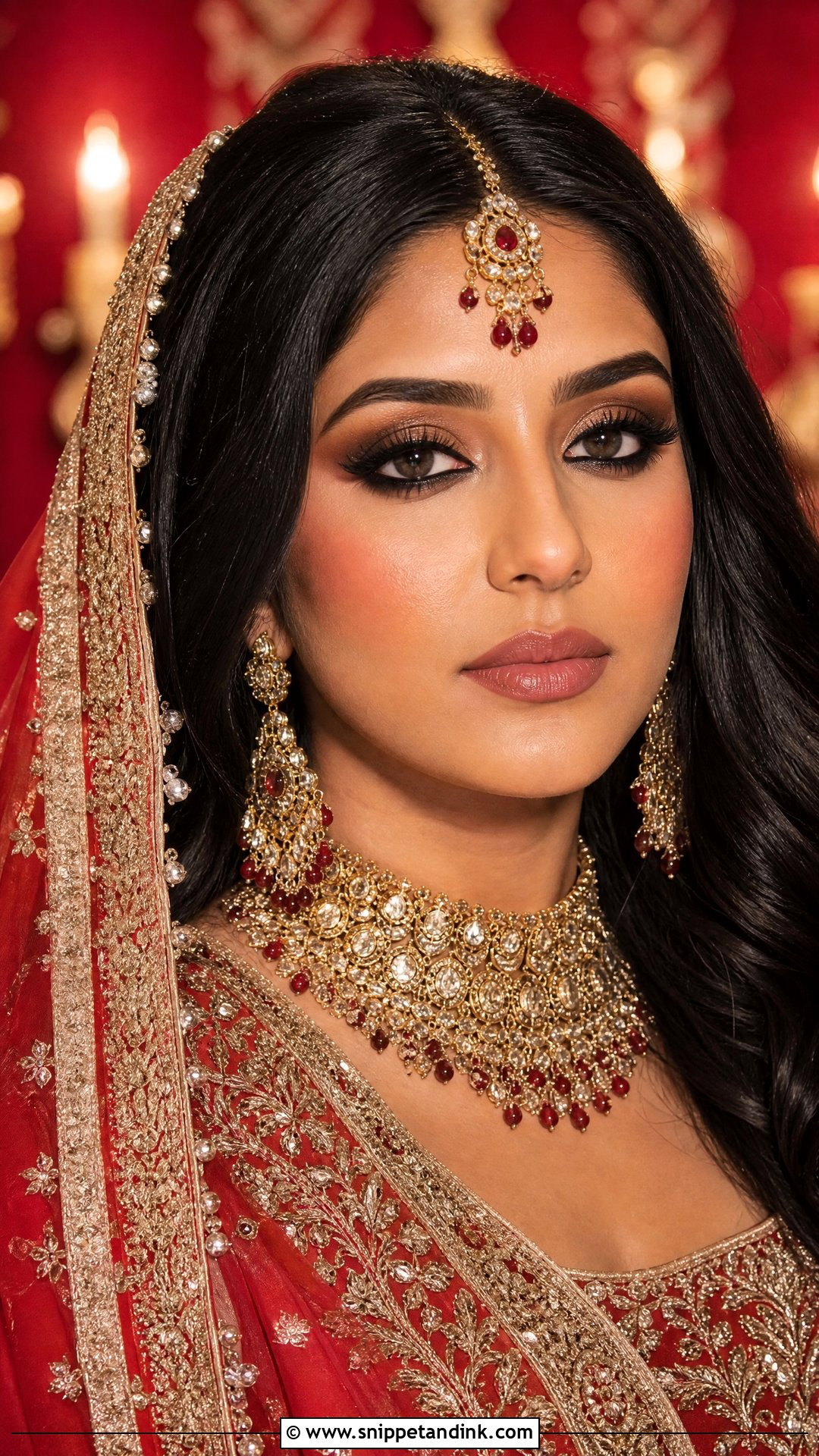 Pakistani Kohl Eye Wedding Makeup - Snippet and Ink - 20 Pakistani Wedding Makeup Look Ideas