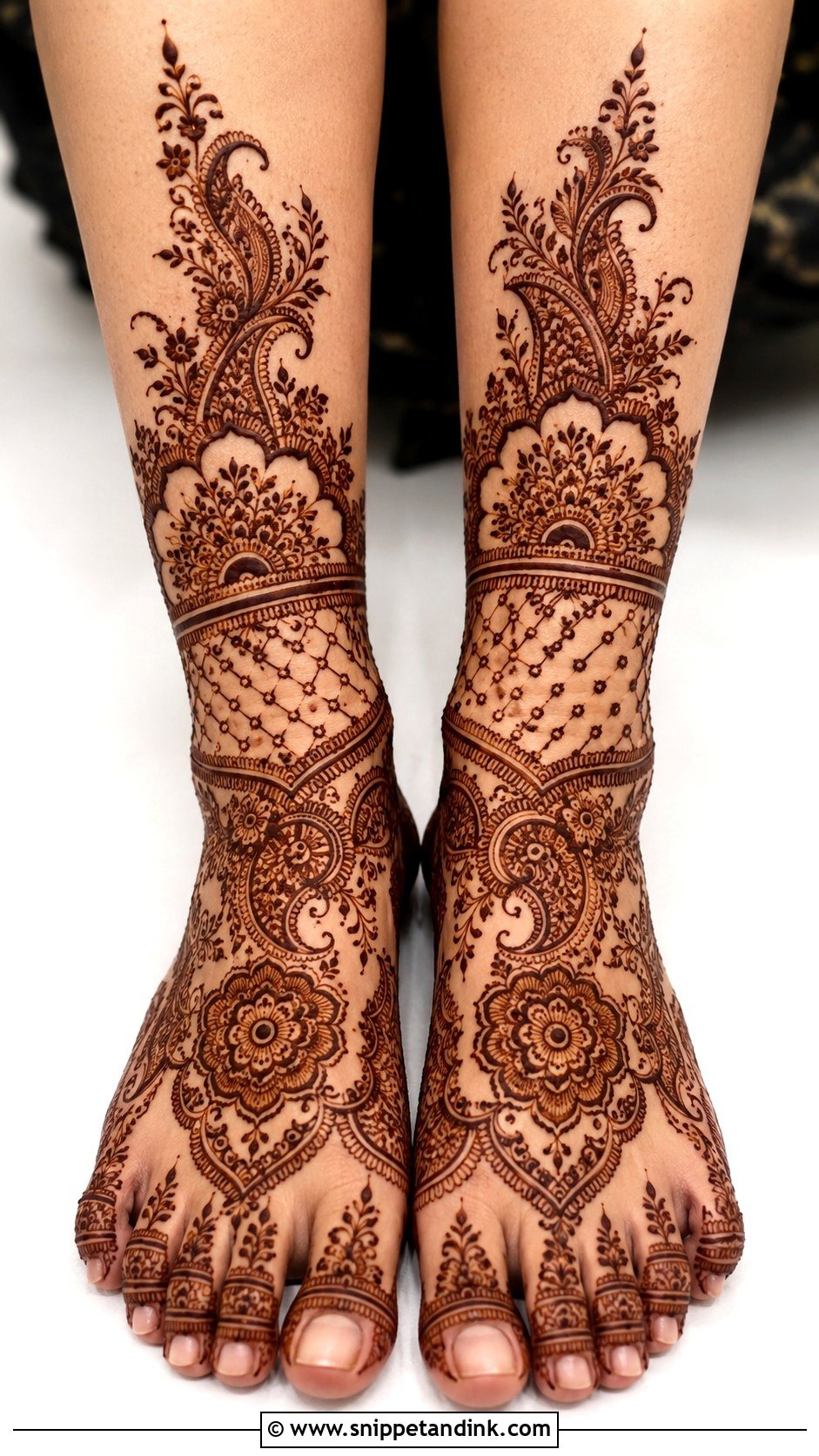 Pakistani Legs Mehndi Design - Snippet and Ink - 35 Legs Mehndi Design Ideas
