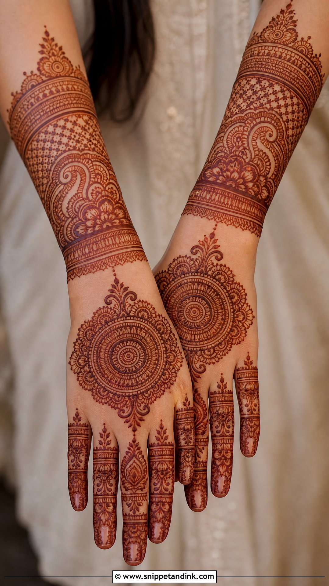 Pakistani Mandala Bridal Mehndi Design - Snippet and Ink - 25 Unique Pakistani Bridal Mehndi Designs