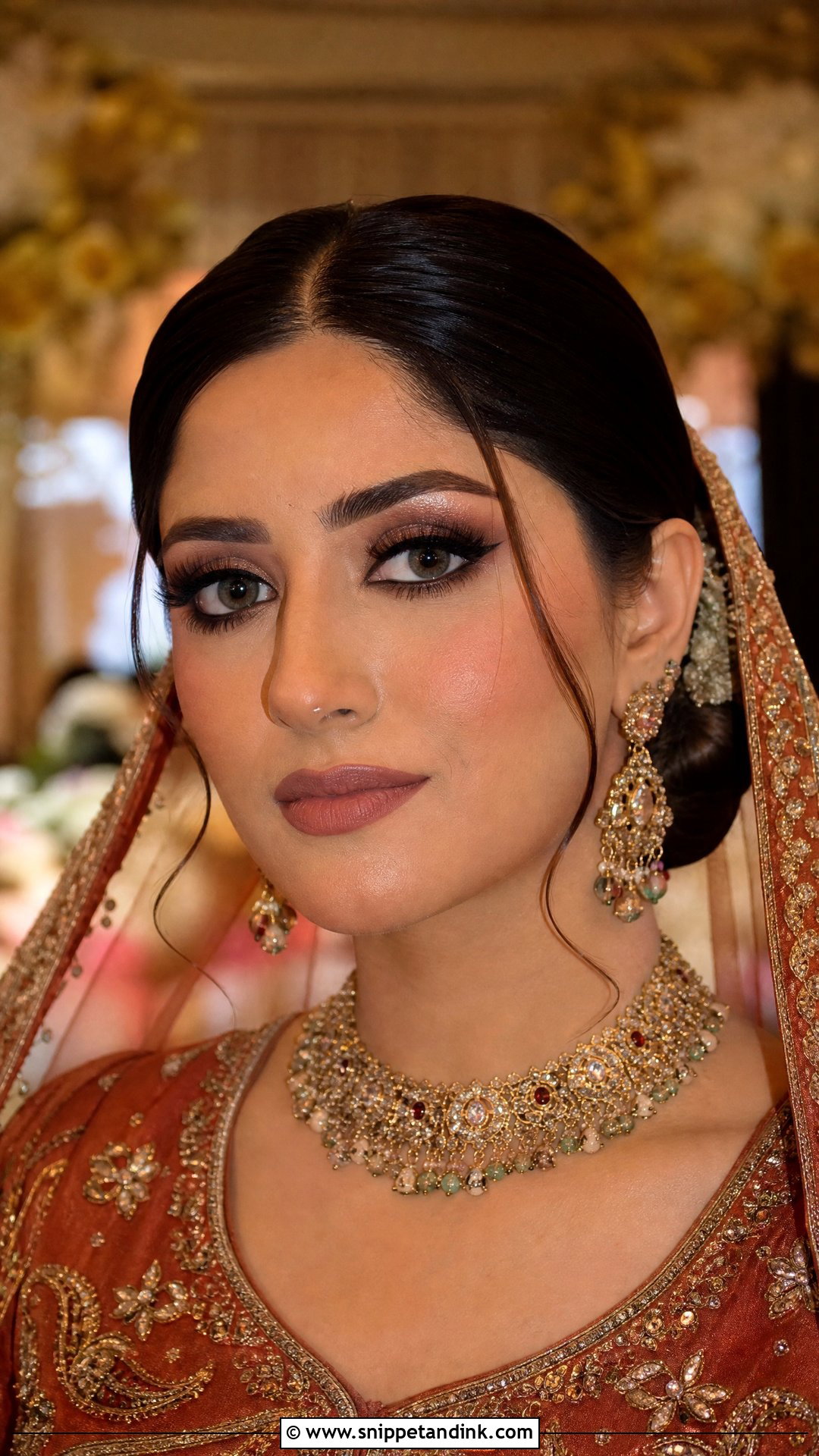 Pakistani Matte Bridal Makeup - Snippet and Ink - 20 Pakistani Bridal Makeup Looks
