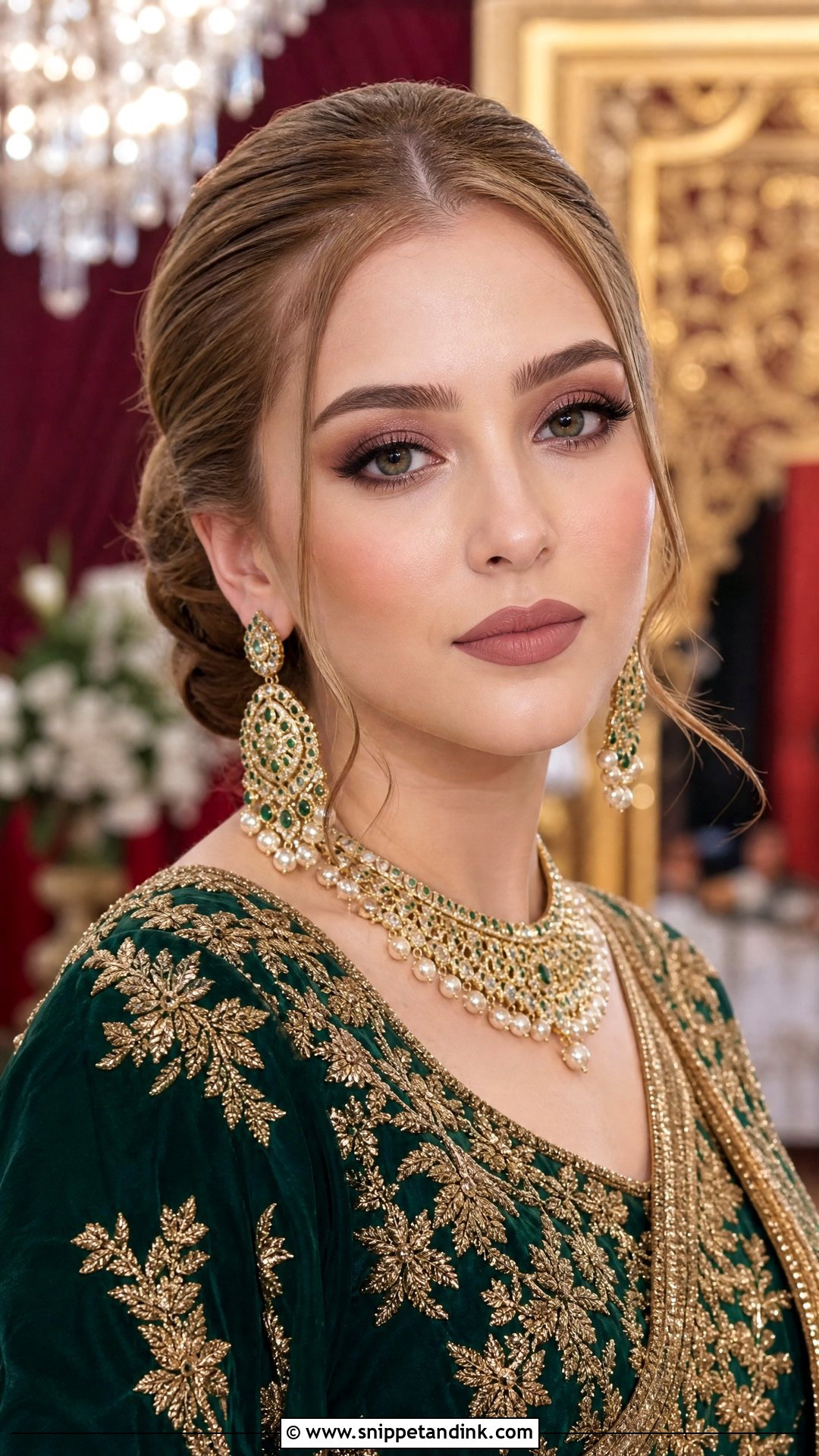 Pakistani Matte Engagement Makeup - Snippet and Ink - 20 Pakistani Engagement Makeup Look Ideas