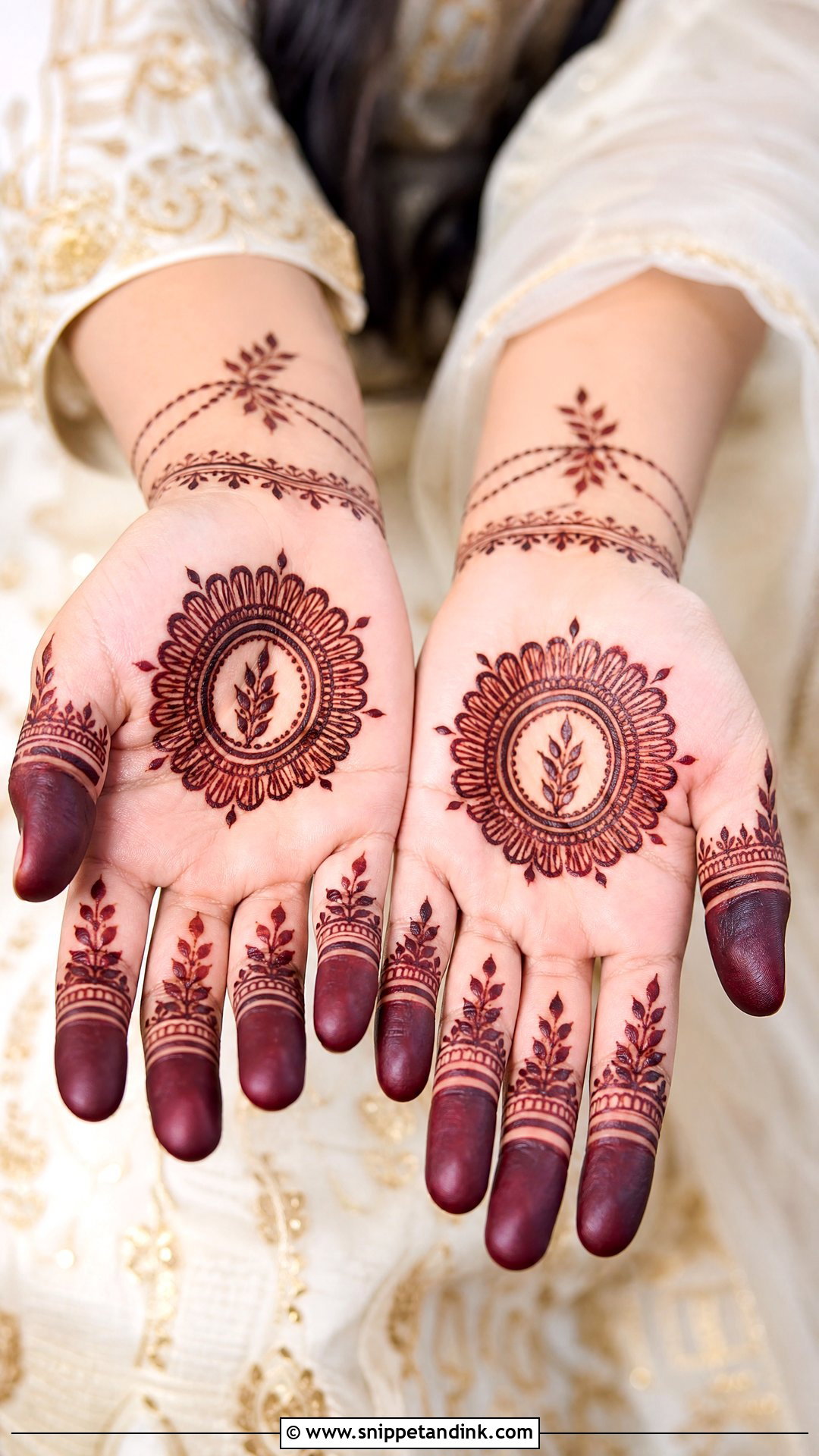 Pakistani Mayun Mehndi Design - Snippet and Ink - 30 Pakistani Mehndi Design Ideas