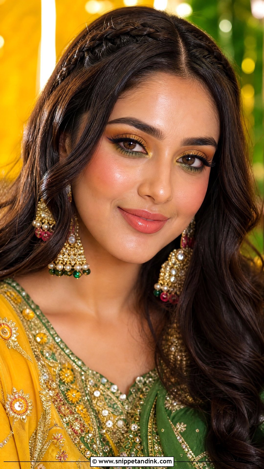 Pakistani Mehndi Bridal Makeup - Snippet and Ink - 20 Pakistani Bridal Makeup Looks