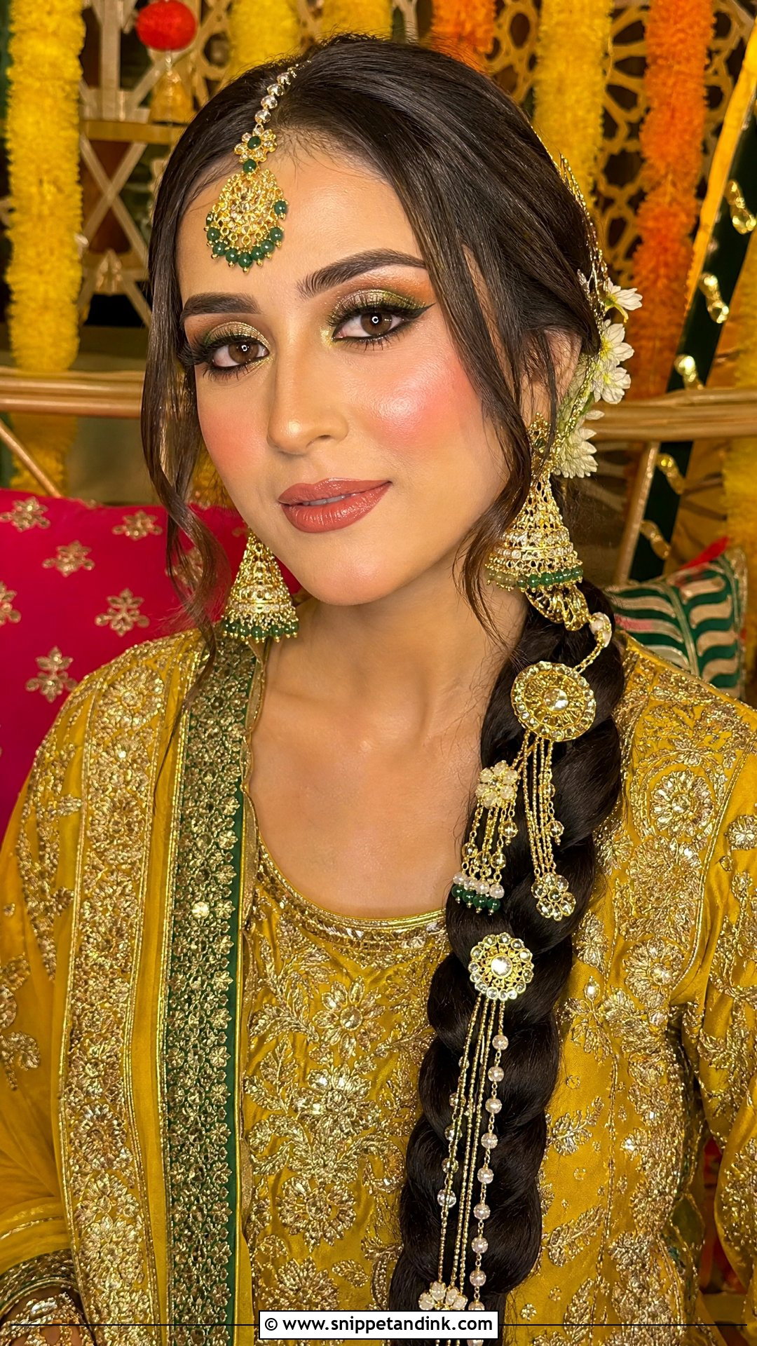 Pakistani Mehndi Bride Makeup - Snippet and Ink - 20 Mehndi Bride Makeup Ideas