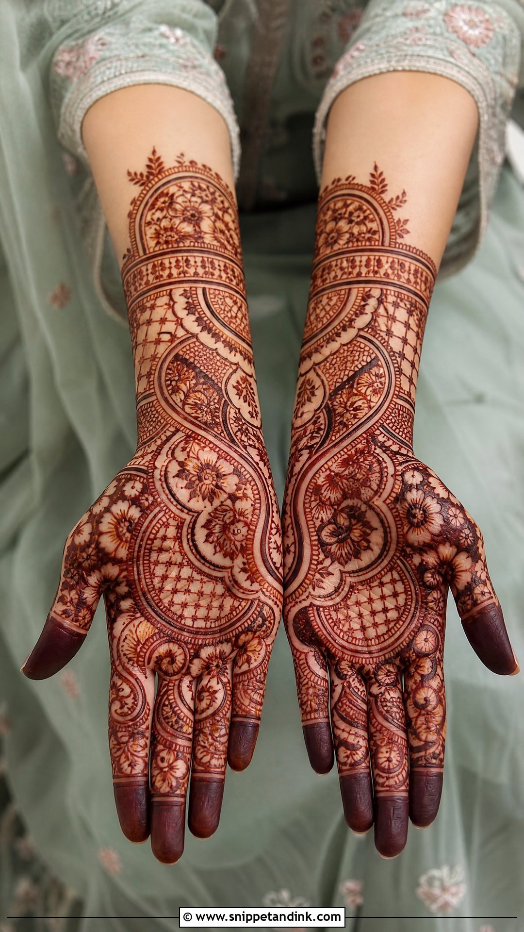 Pakistani Mehndi Design - Snippet and Ink - 35 Unique Mehndi Designs
