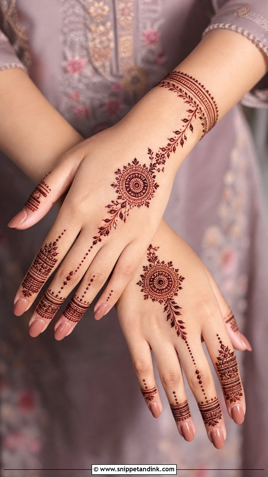 Pakistani Modern Mehndi Design Back Hand - Snippet and Ink - 30 Pakistani Mehndi Design Ideas