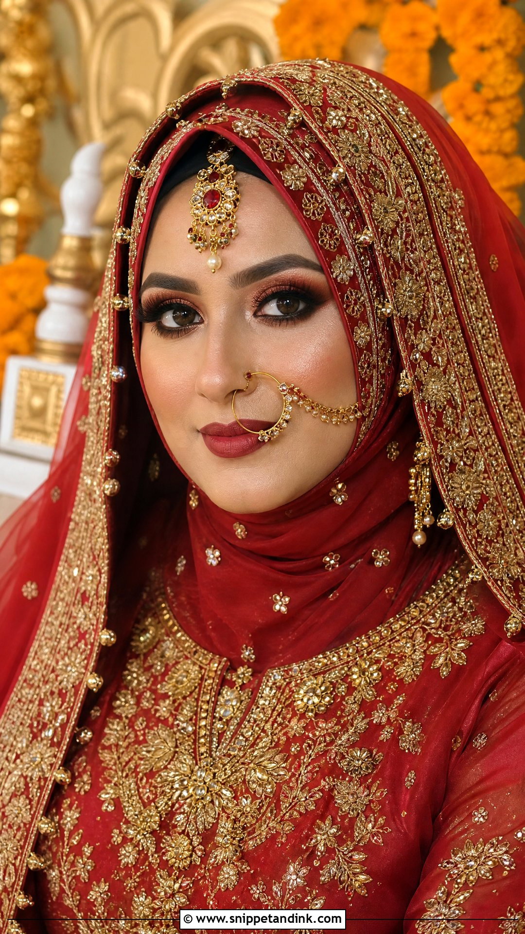 Pakistani Muslim Bridal Makeup - Snippet and Ink - 20 Muslim Bridal Makeup Ideas