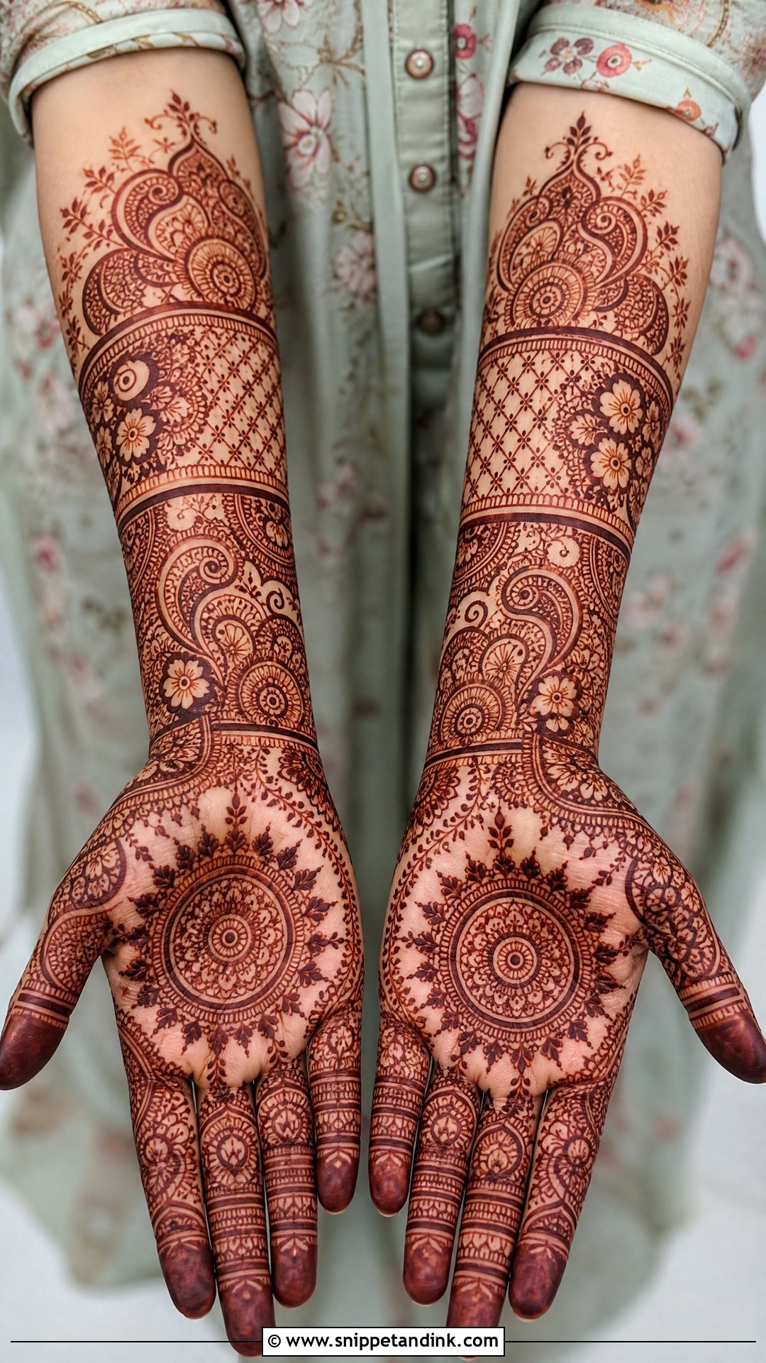Pakistani Muslim Bridal Mehndi Design - Snippet and Ink - 20 Bridal Mehndi Designs Muslim Bride