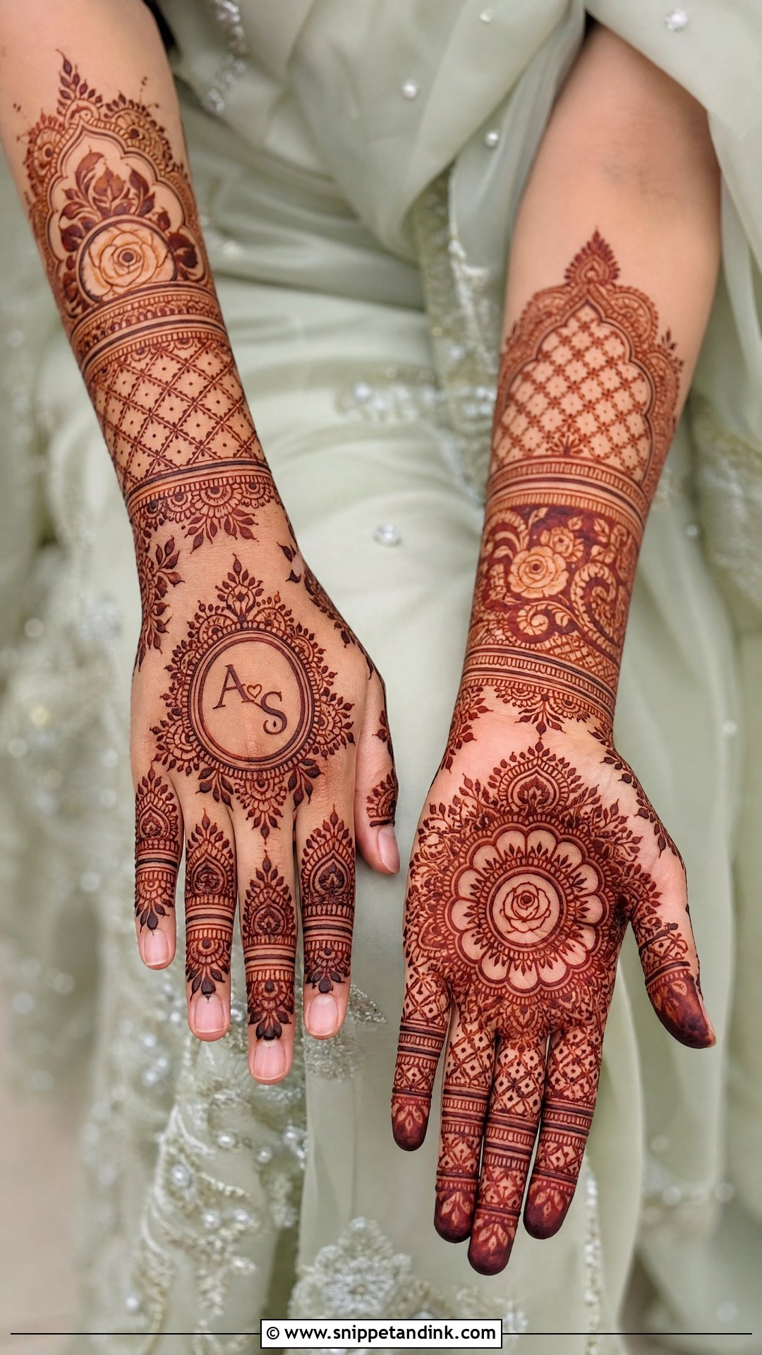 Pakistani Nikkah Mehndi Design - Snippet and Ink - 30 Pakistani Mehndi Design Ideas