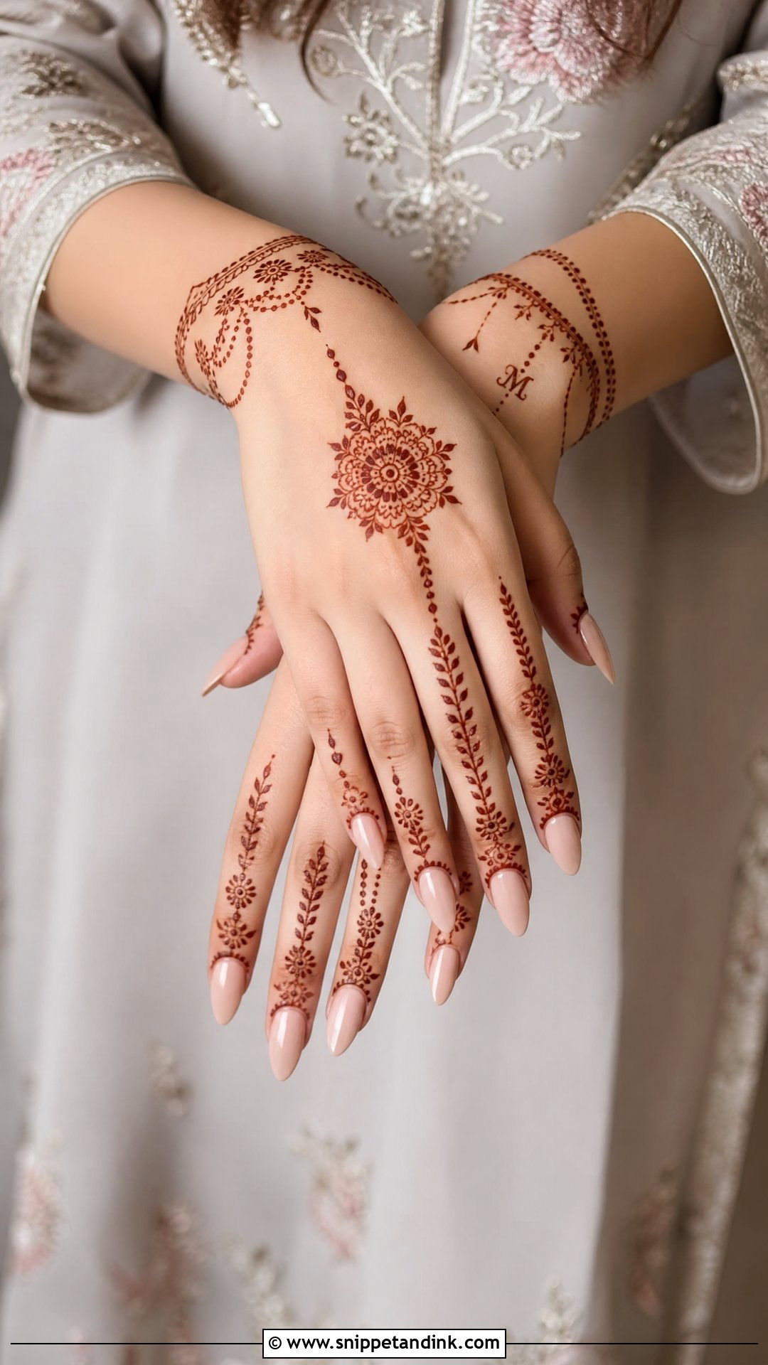 Pakistani Nikkah Mehndi Design - Snippet and Ink - 35 Pakistani Mehndi Designs