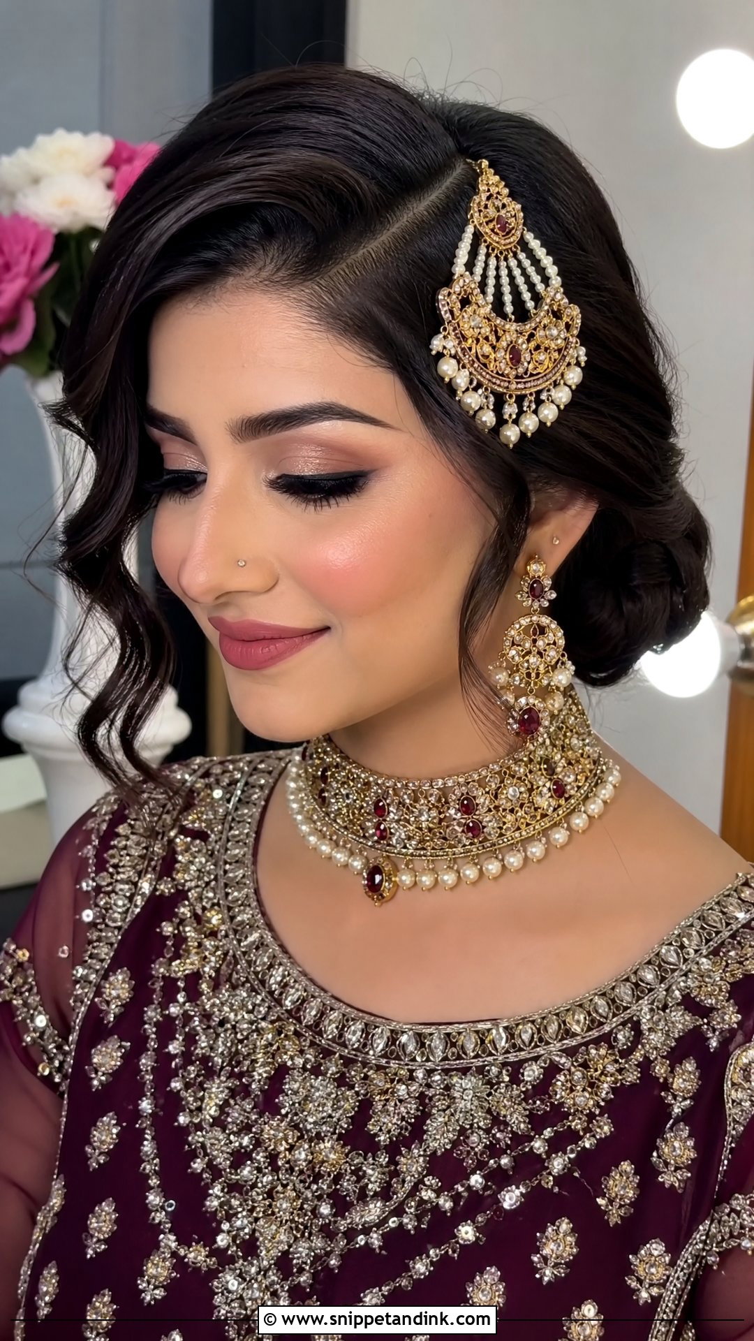 Pakistani Passa Front Hairstyle - Snippet and Ink - 20 Pakistani Front Hair Styles for Wedding