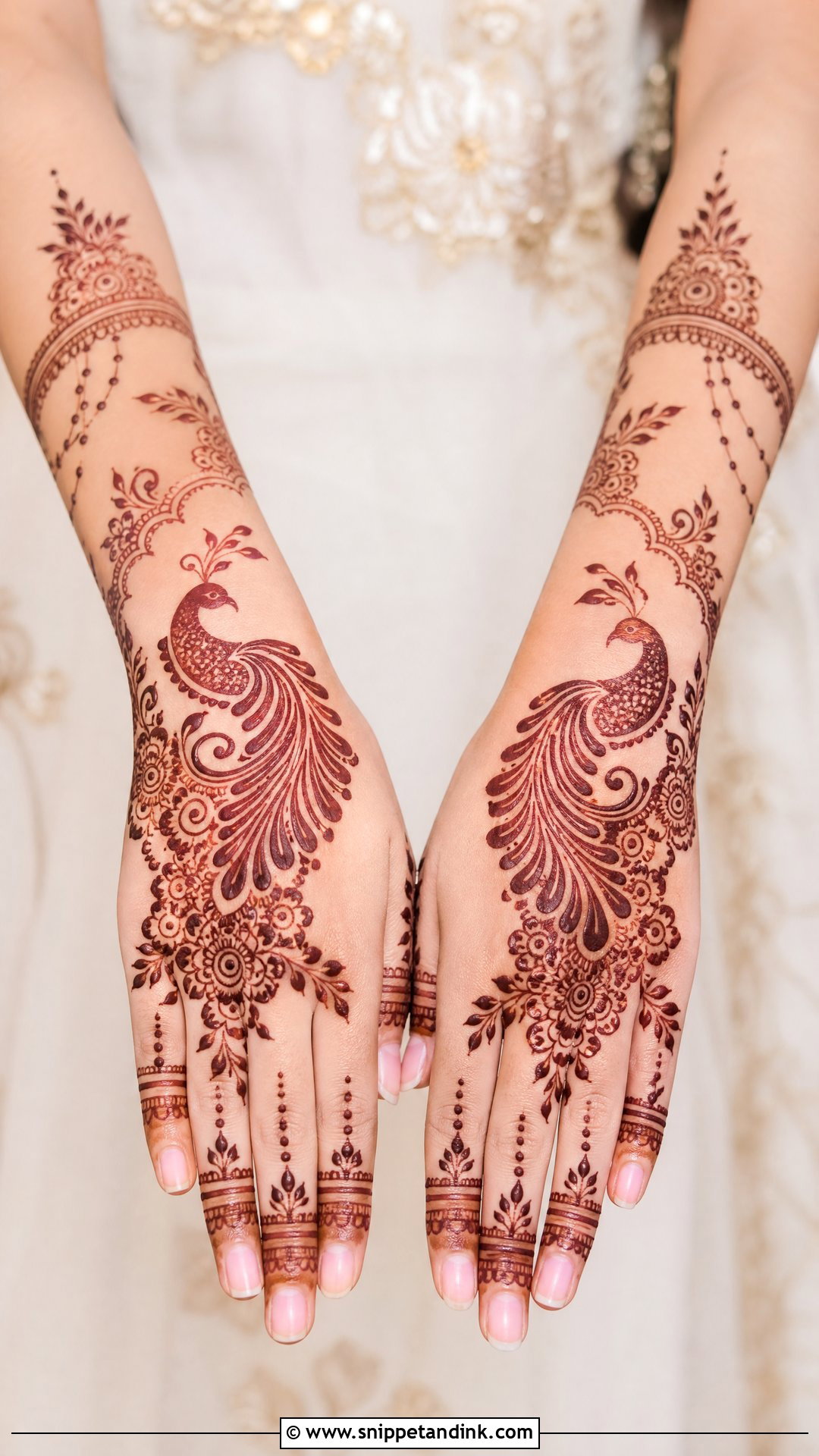Pakistani Peacock Mehndi Design - Snippet and Ink - 20 Pakistani Simple Mehndi Designs