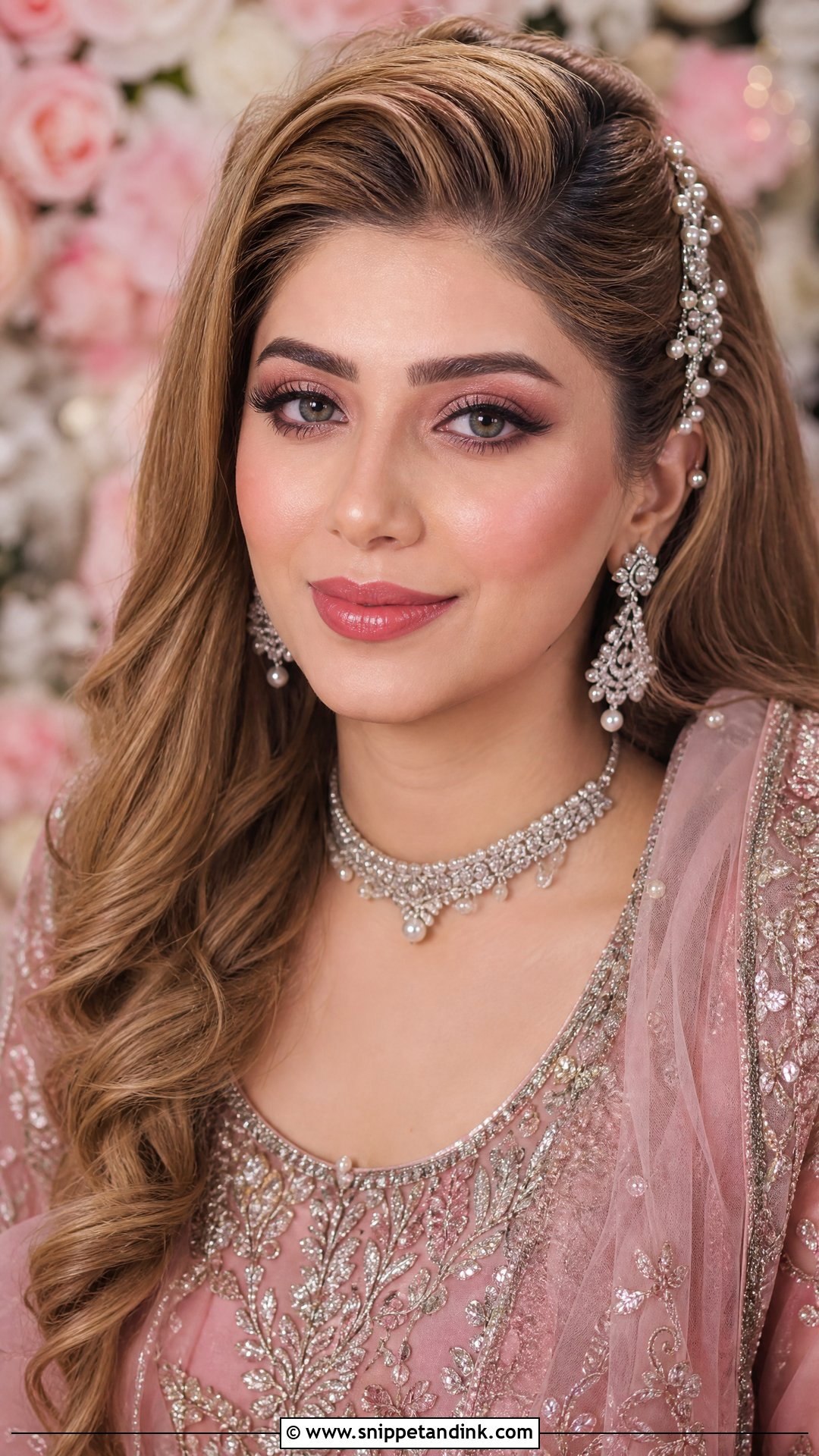 Pakistani Pink Dress Wedding Makeup - Snippet and Ink - 20 Pakistani Wedding Makeup Look Ideas