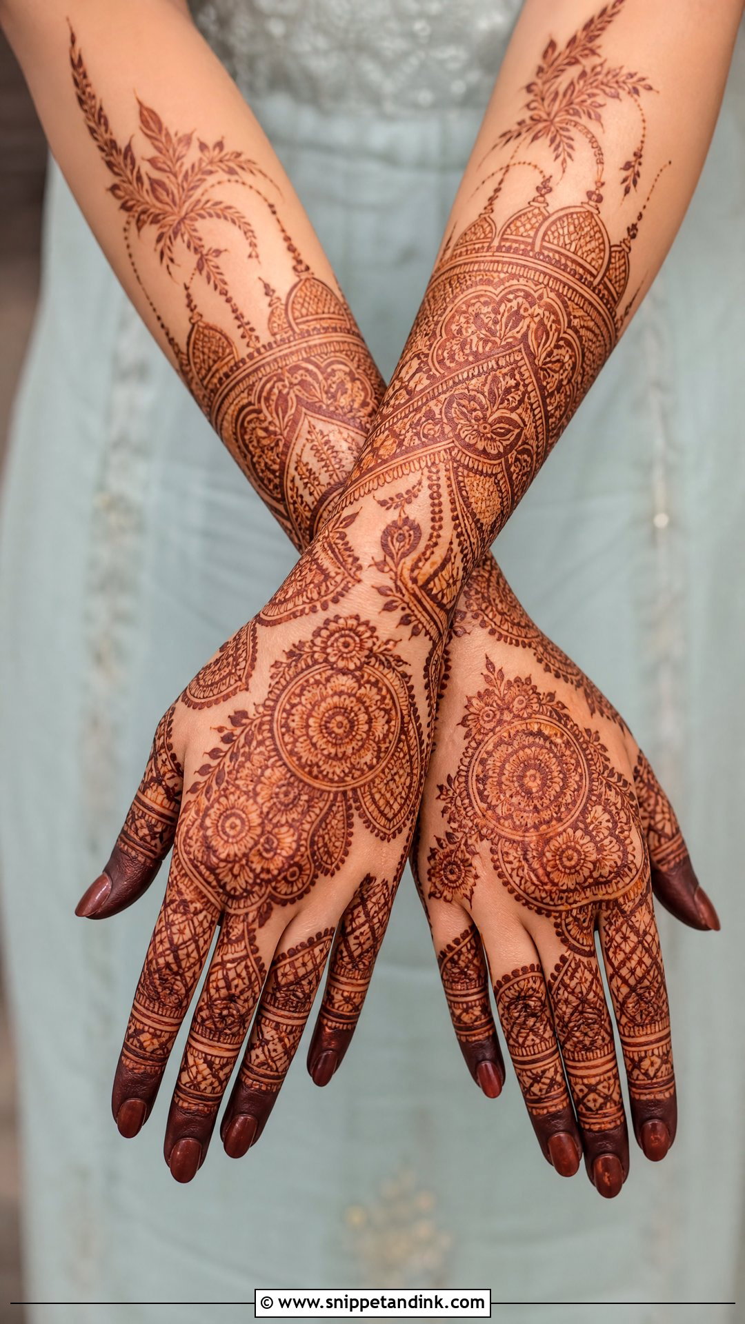 Pakistani Shaadi Mehndi Design - Snippet and Ink - 20 Shaadi Mehndi Design Ideas