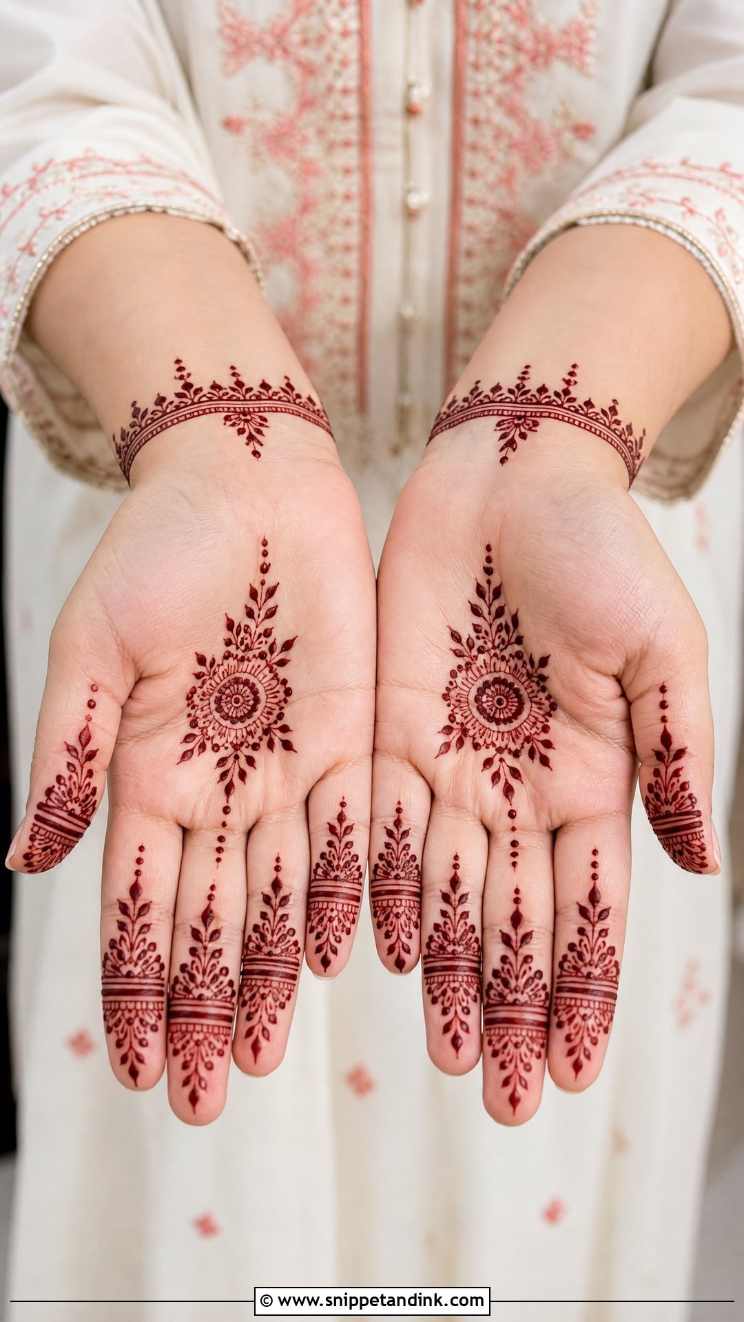 Pakistani Simple Mehndi Design Front Hand - Snippet and Ink - 30 Pakistani Mehndi Design Ideas
