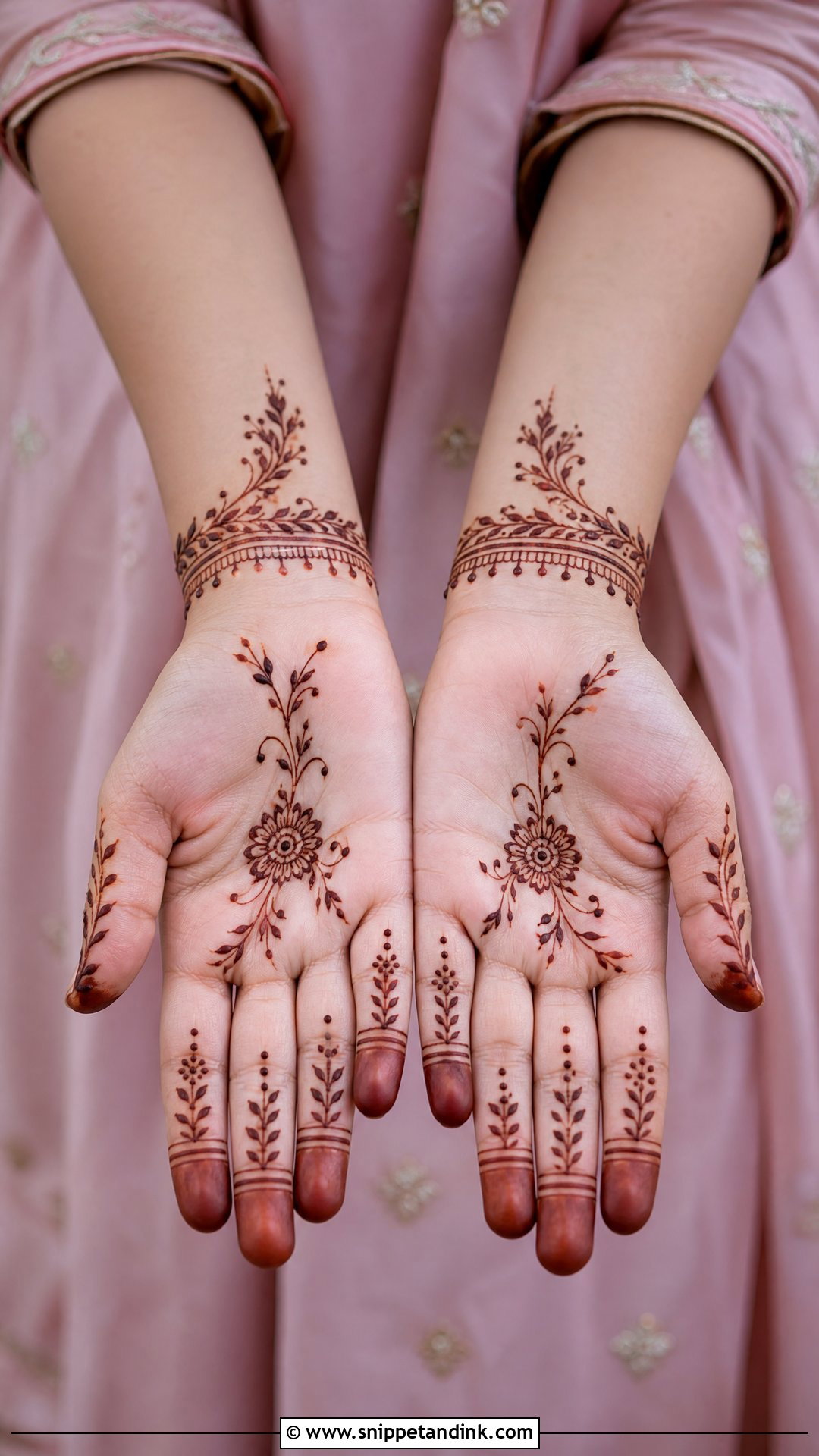 Pakistani Simple Mehndi Design - Snippet and Ink - 35 Pakistani Mehndi Designs