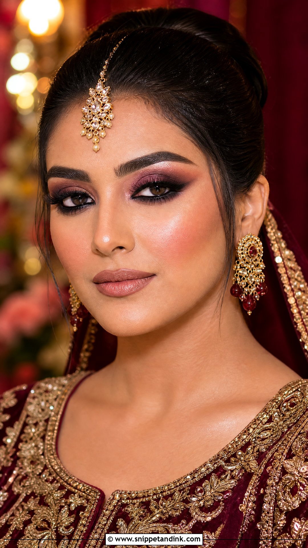 Pakistani Smokey Eye Bridal Makeup - Snippet and Ink - 20 Pakistani Bridal Makeup Looks