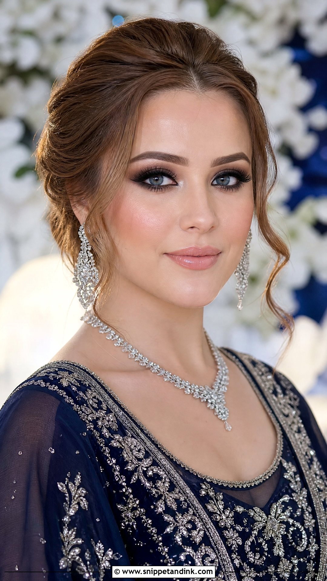 Pakistani Smokey Eye Engagement Makeup - Snippet and Ink - 20 Pakistani Engagement Makeup Look Ideas
